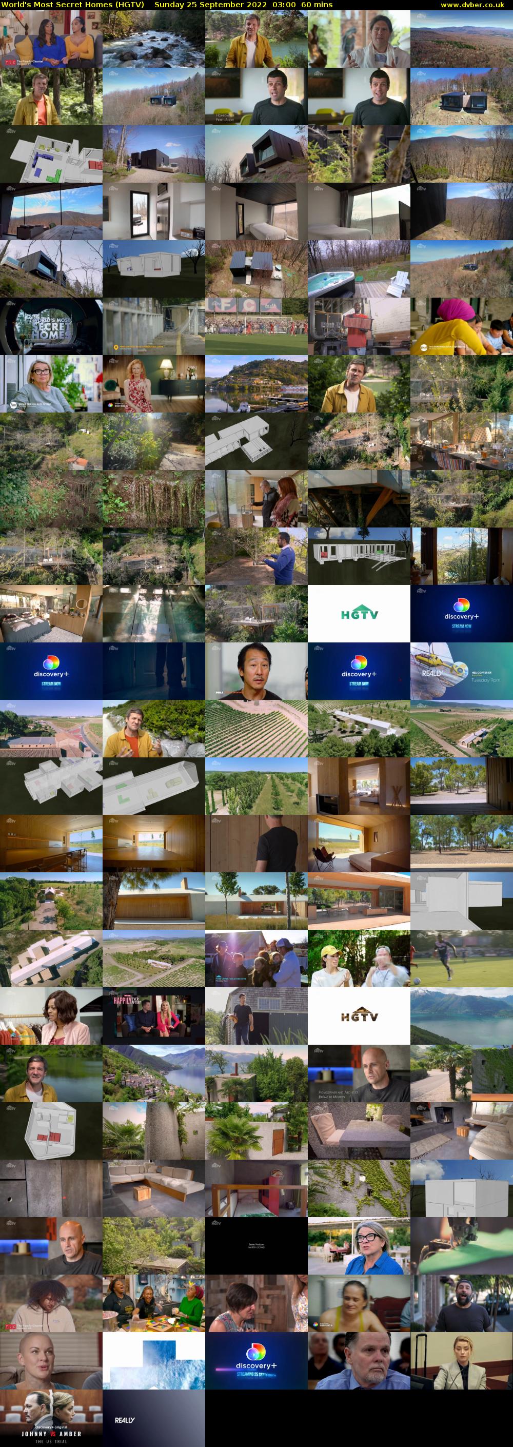 World's Most Secret Homes (HGTV) Sunday 25 September 2022 03:00 - 04:00