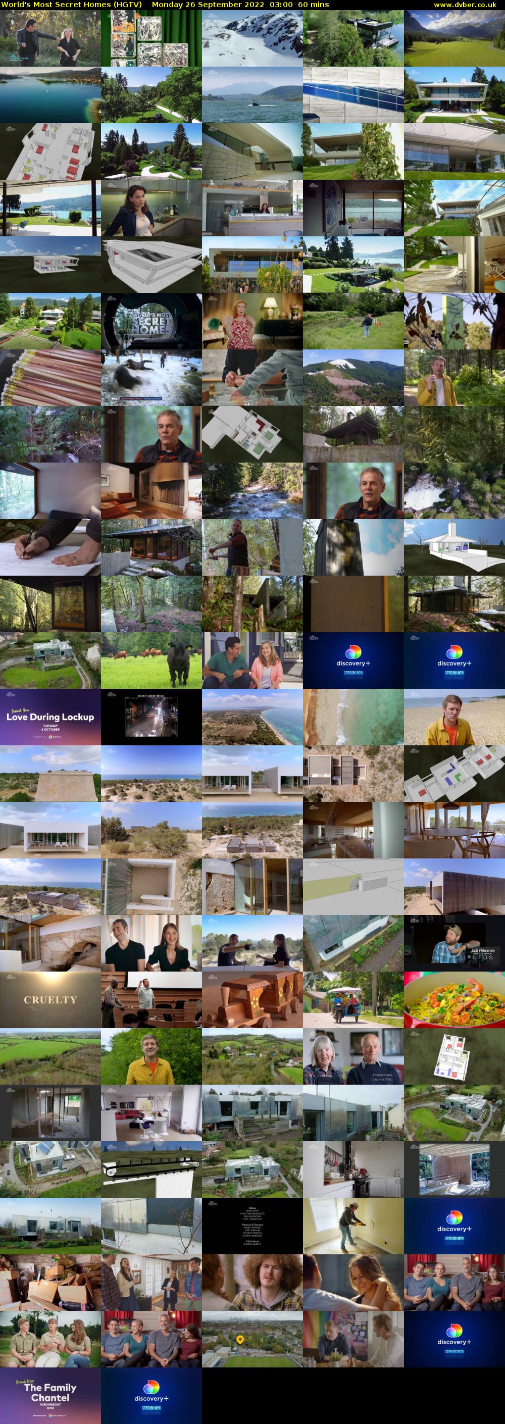 World's Most Secret Homes (HGTV) Monday 26 September 2022 03:00 - 04:00