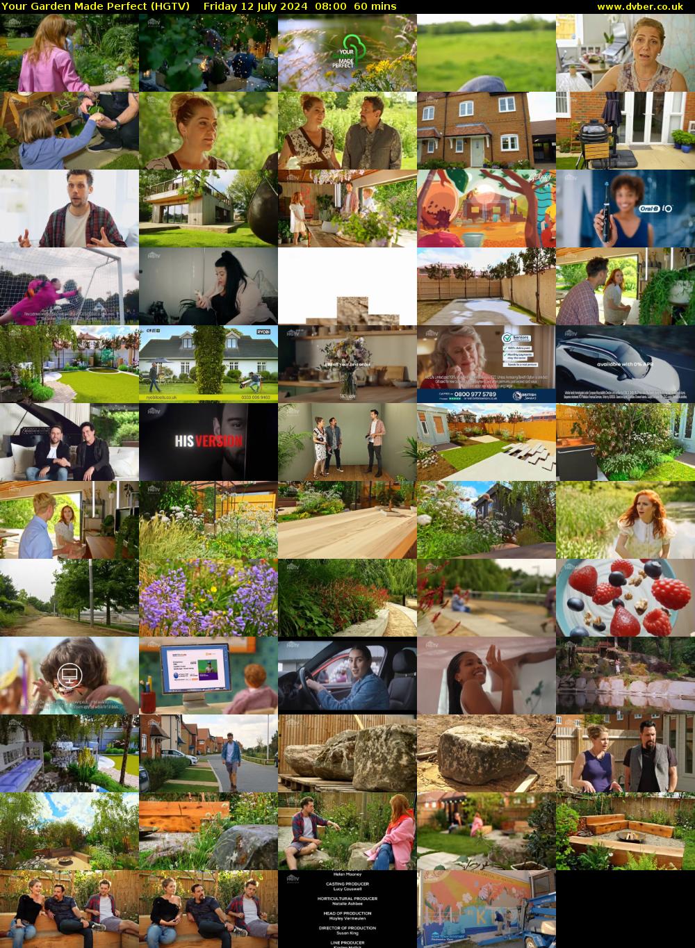 Your Garden Made Perfect (HGTV) Friday 12 July 2024 08:00 - 09:00