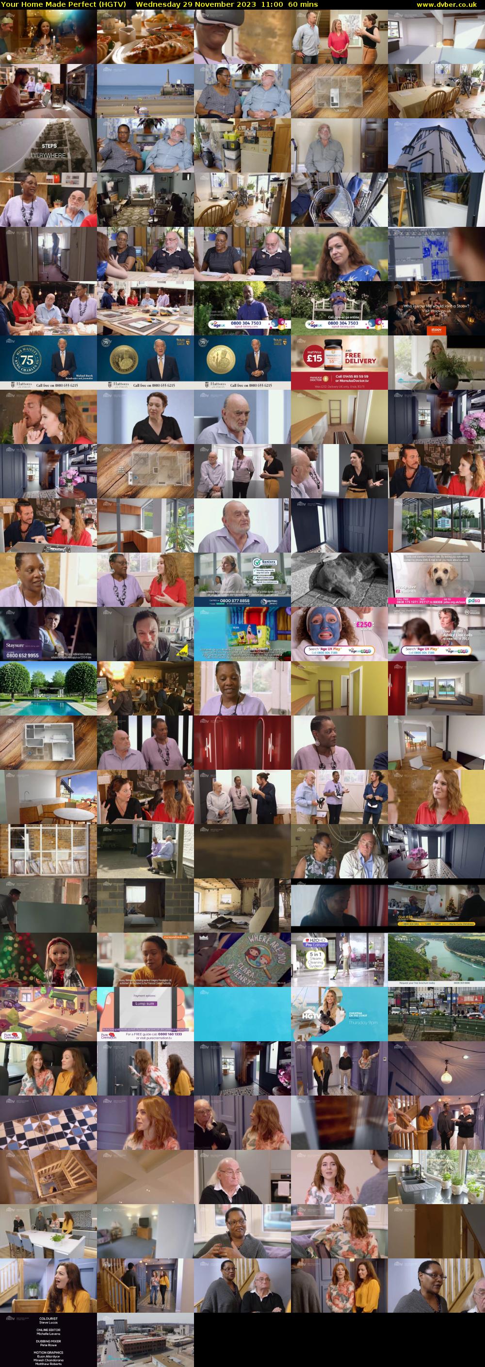 Your Home Made Perfect (HGTV) Wednesday 29 November 2023 11:00 - 12:00