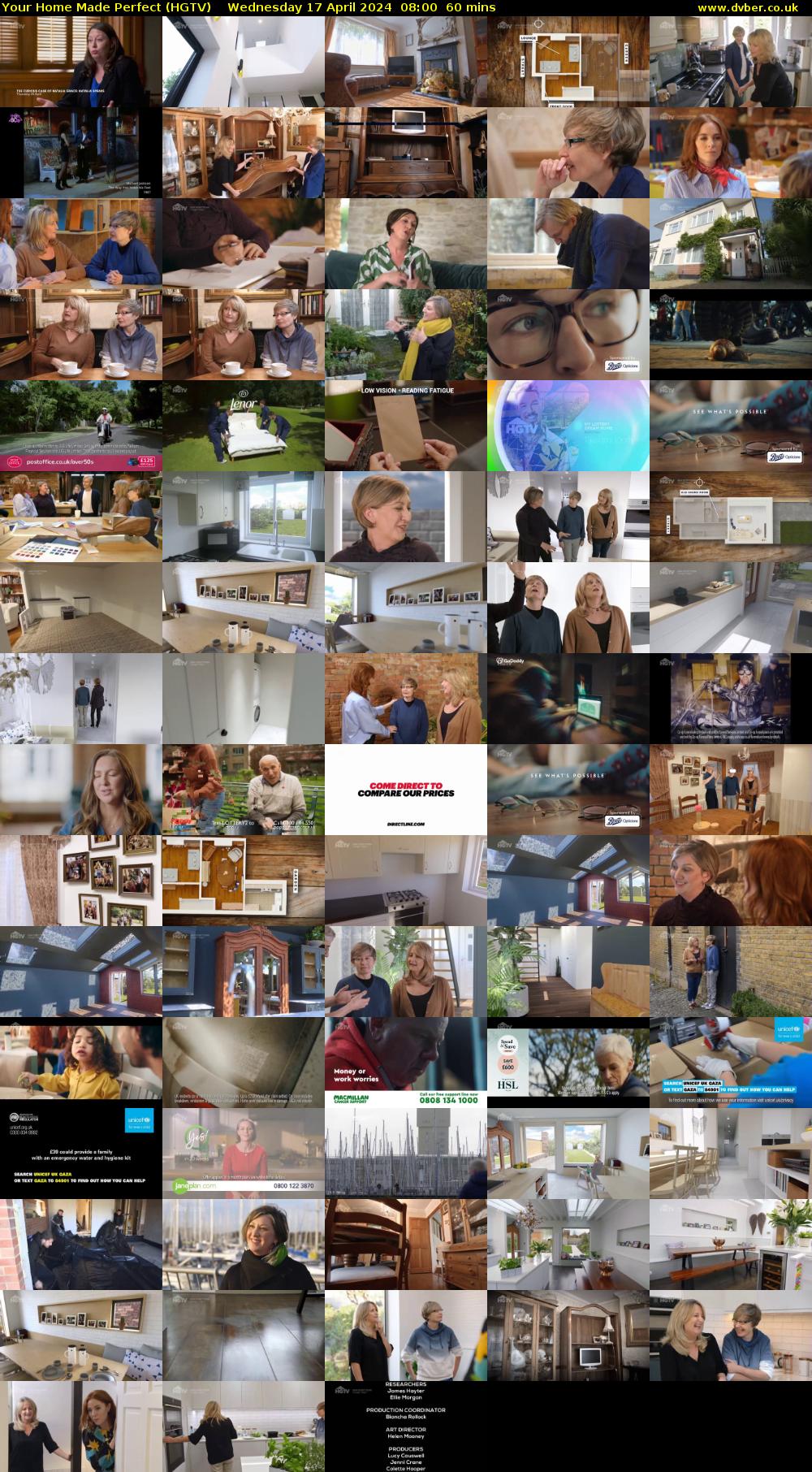 Your Home Made Perfect (HGTV) Wednesday 17 April 2024 08:00 - 09:00