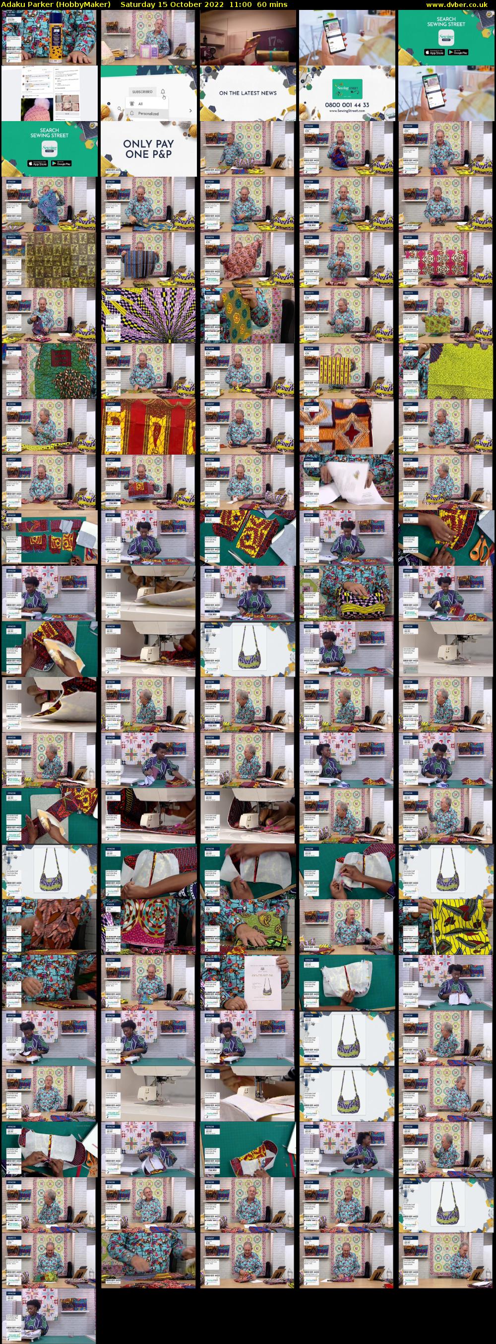 Adaku Parker (HobbyMaker) Saturday 15 October 2022 11:00 - 12:00