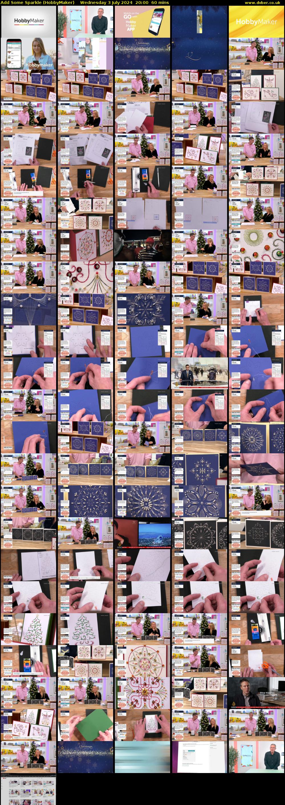 Add Some Sparkle (HobbyMaker) Wednesday 3 July 2024 20:00 - 21:00