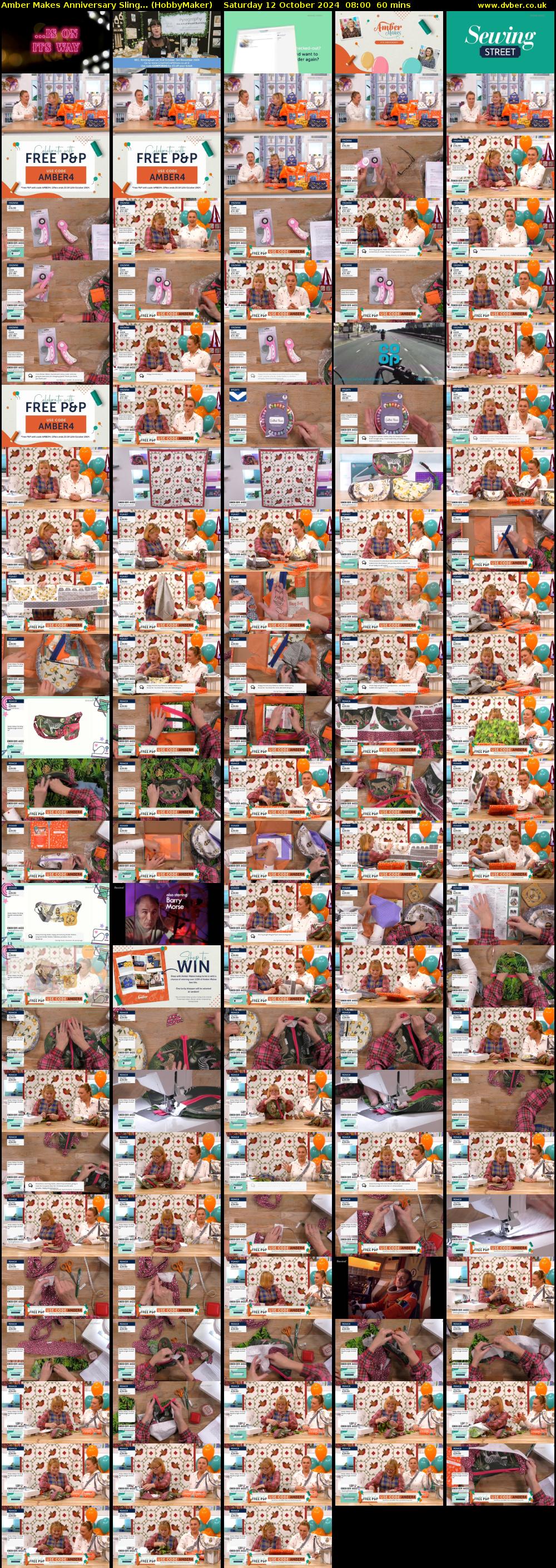 Amber Makes Anniversary Sling... (HobbyMaker) Saturday 12 October 2024 08:00 - 09:00