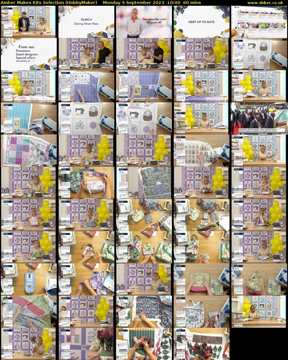 Amber Makes Kits Selection (HobbyMaker) Monday 4 September 2023 10:00 - 11:00