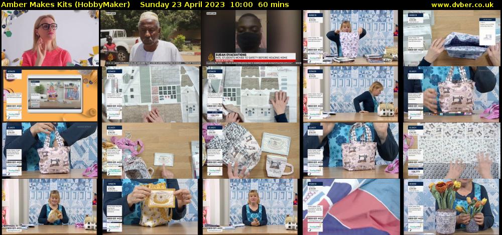 Amber Makes Kits (HobbyMaker) Sunday 23 April 2023 10:00 - 11:00