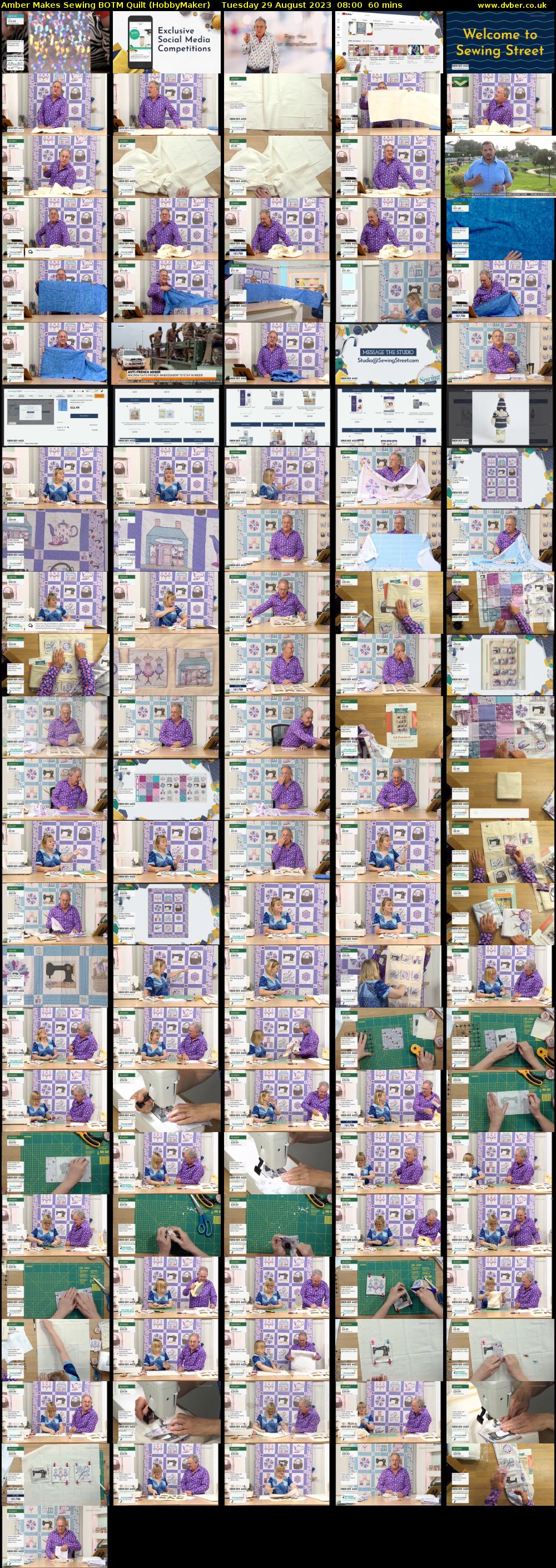 Amber Makes Sewing BOTM Quilt (HobbyMaker) Tuesday 29 August 2023 08:00 - 09:00