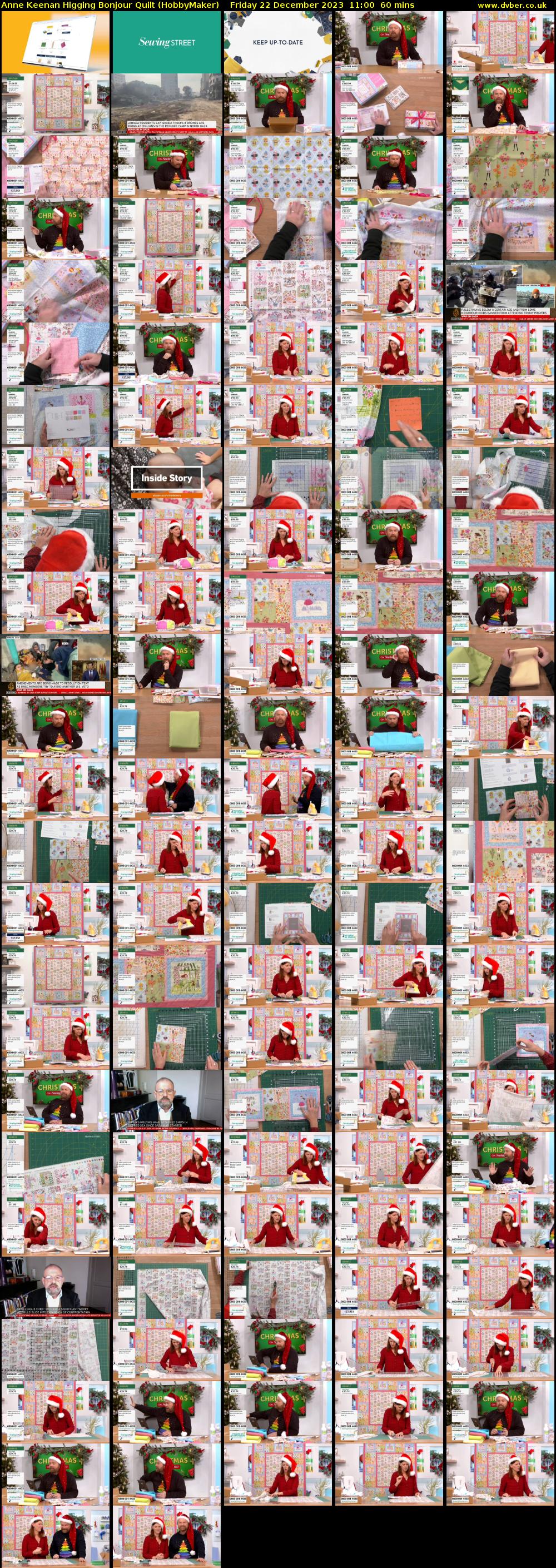 Anne Keenan Higging Bonjour Quilt (HobbyMaker) Friday 22 December 2023 11:00 - 12:00