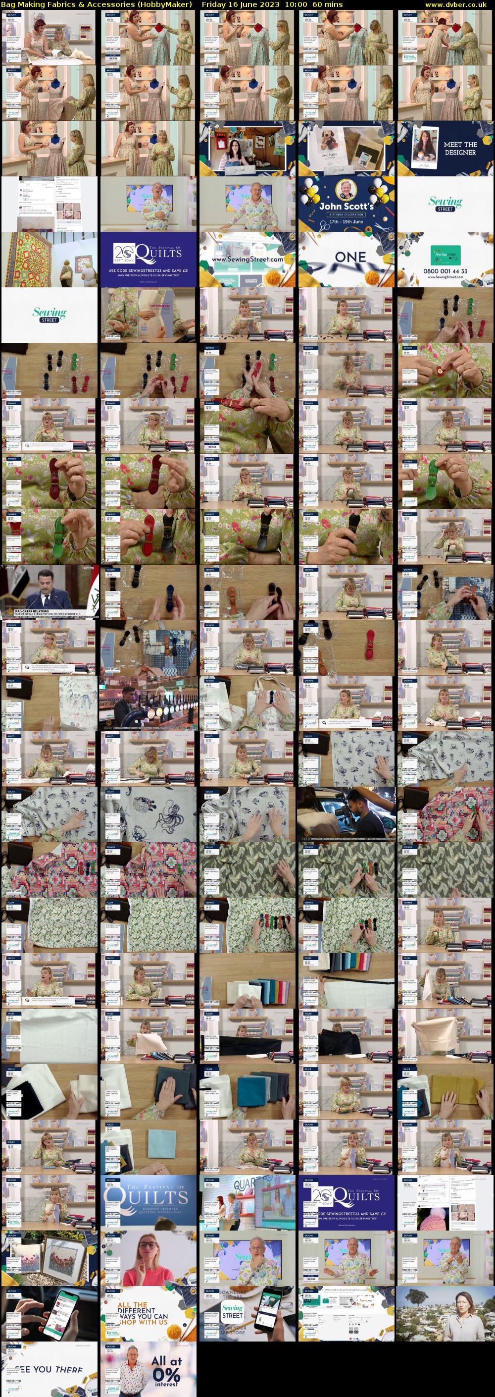 Bag Making Fabrics & Accessories (HobbyMaker) Friday 16 June 2023 10:00 - 11:00