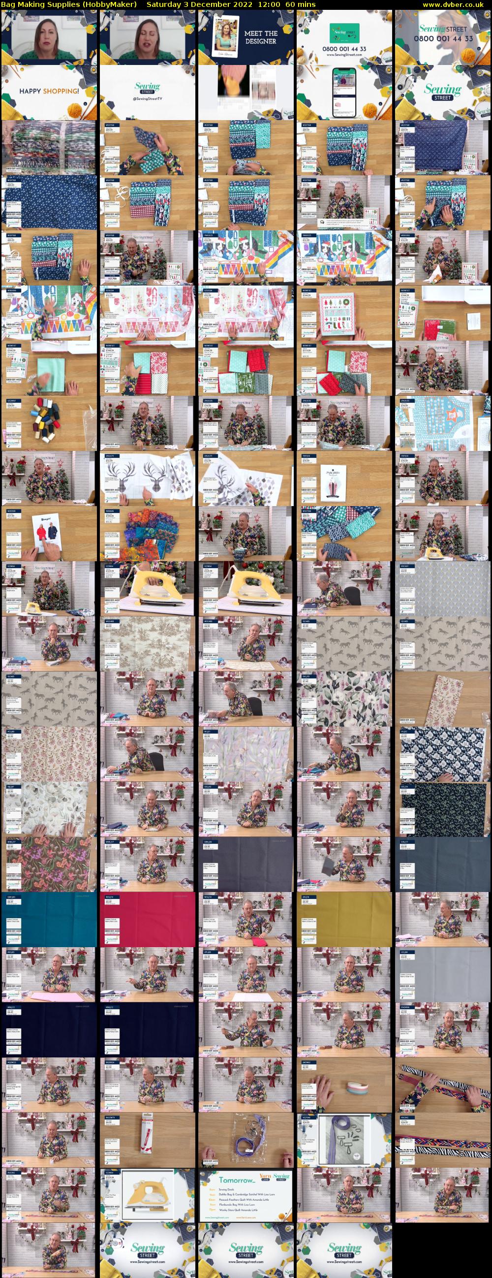 Bag Making Supplies (HobbyMaker) Saturday 3 December 2022 12:00 - 13:00