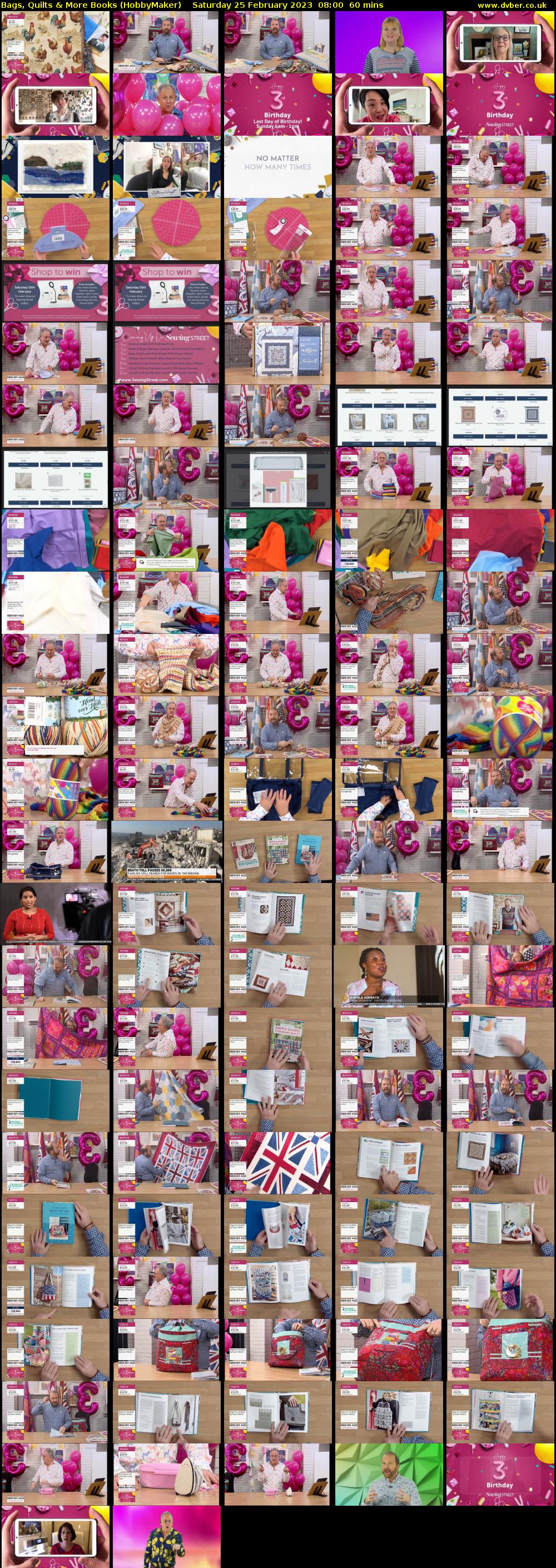 Bags, Quilts & More Books (HobbyMaker) Saturday 25 February 2023 08:00 - 09:00