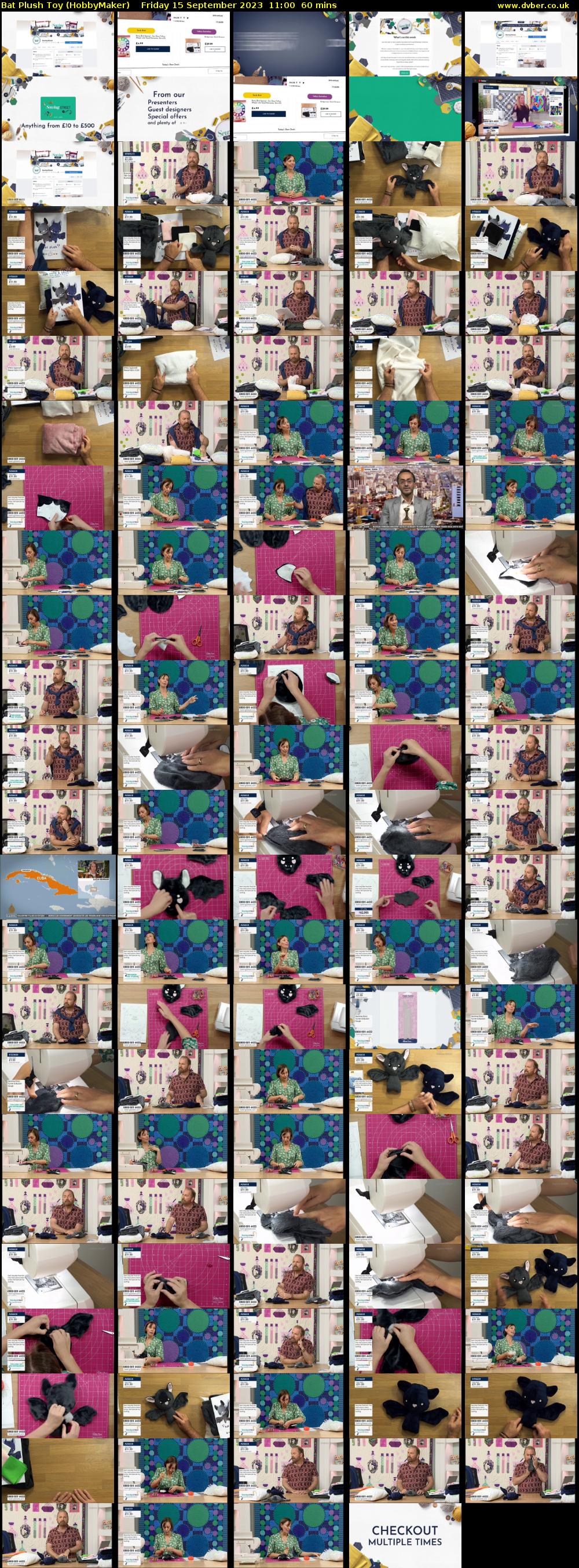 Bat Plush Toy (HobbyMaker) Friday 15 September 2023 11:00 - 12:00