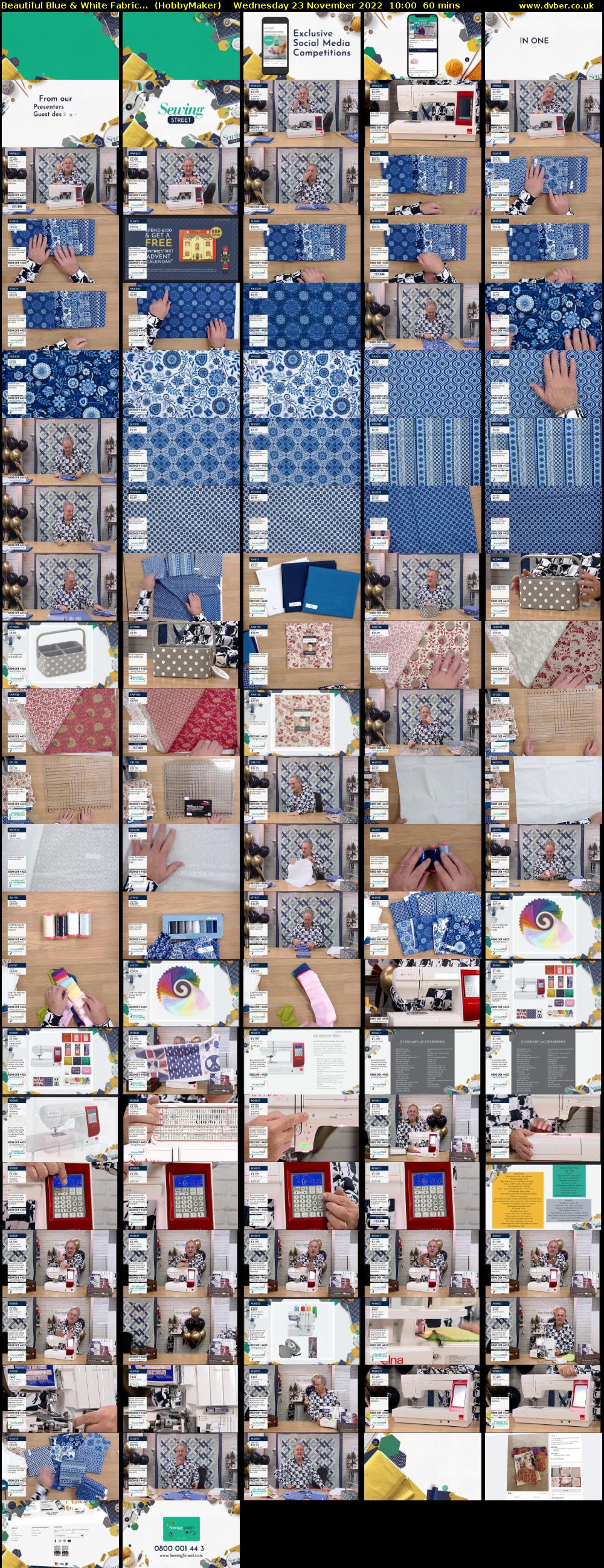 Beautiful Blue & White Fabric...  (HobbyMaker) Wednesday 23 November 2022 10:00 - 11:00