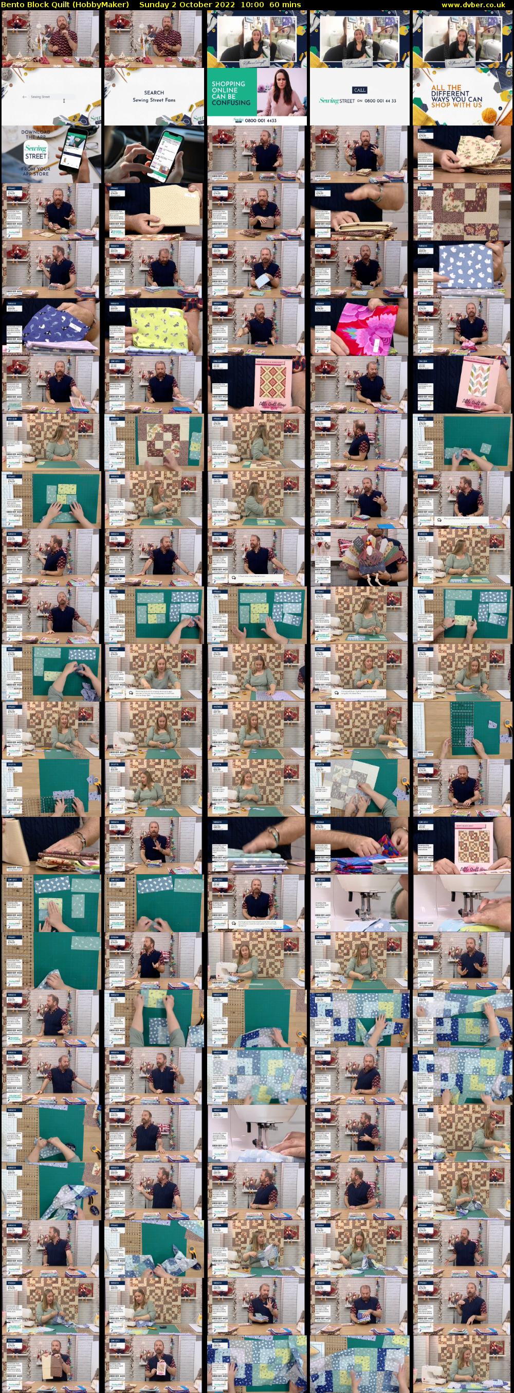 Bento Block Quilt (HobbyMaker) Sunday 2 October 2022 10:00 - 11:00
