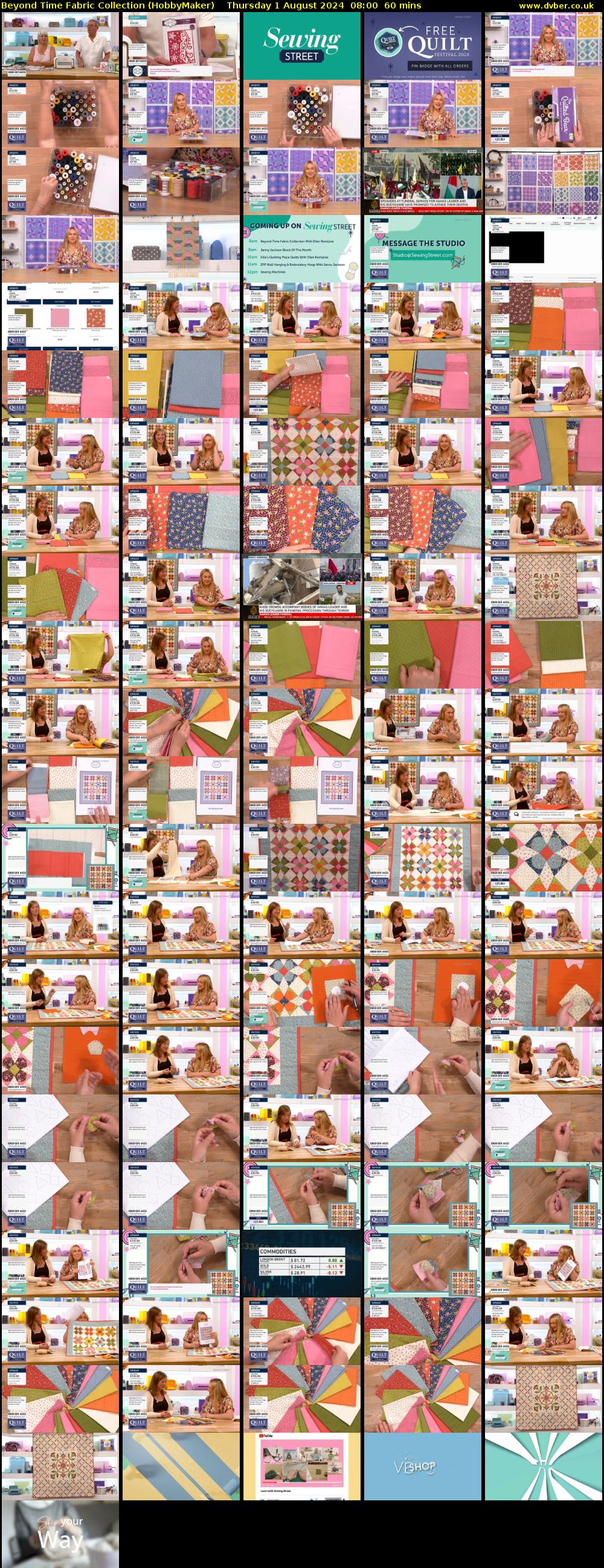 Beyond Time Fabric Collection (HobbyMaker) Thursday 1 August 2024 08:00 - 09:00