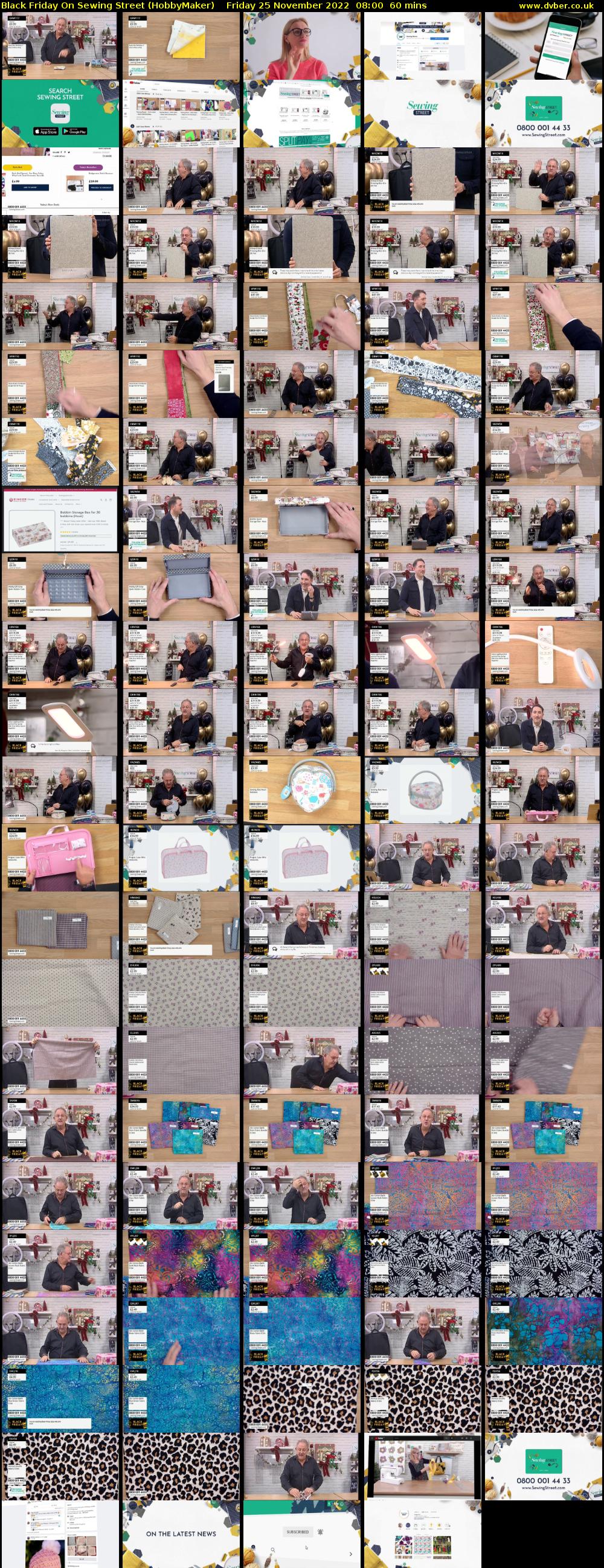 Black Friday On Sewing Street (HobbyMaker) Friday 25 November 2022 08:00 - 09:00