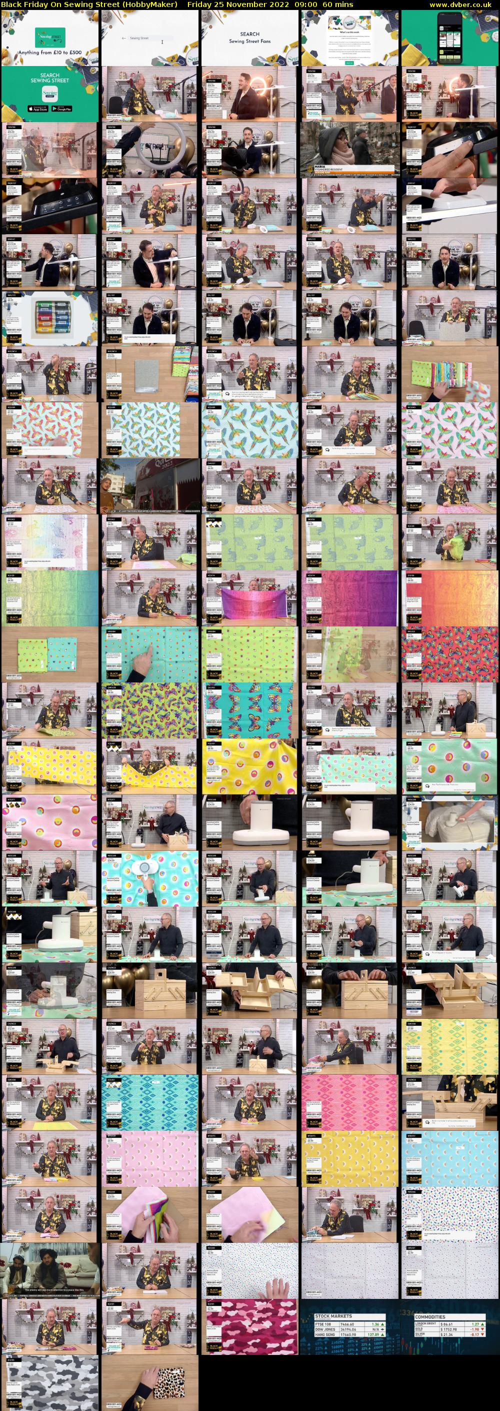 Black Friday On Sewing Street (HobbyMaker) Friday 25 November 2022 09:00 - 10:00