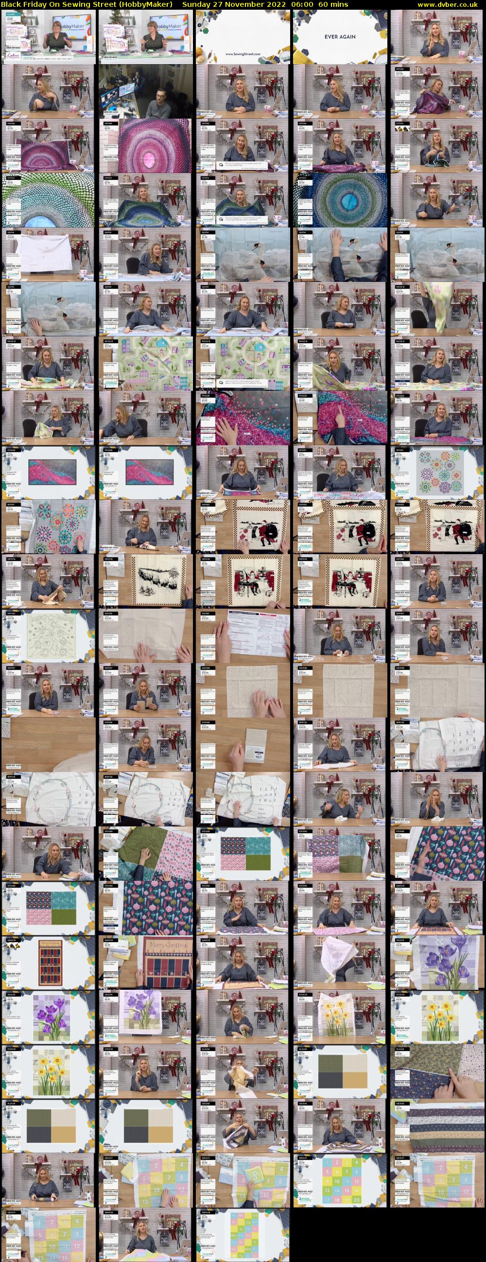 Black Friday On Sewing Street (HobbyMaker) Sunday 27 November 2022 06:00 - 07:00
