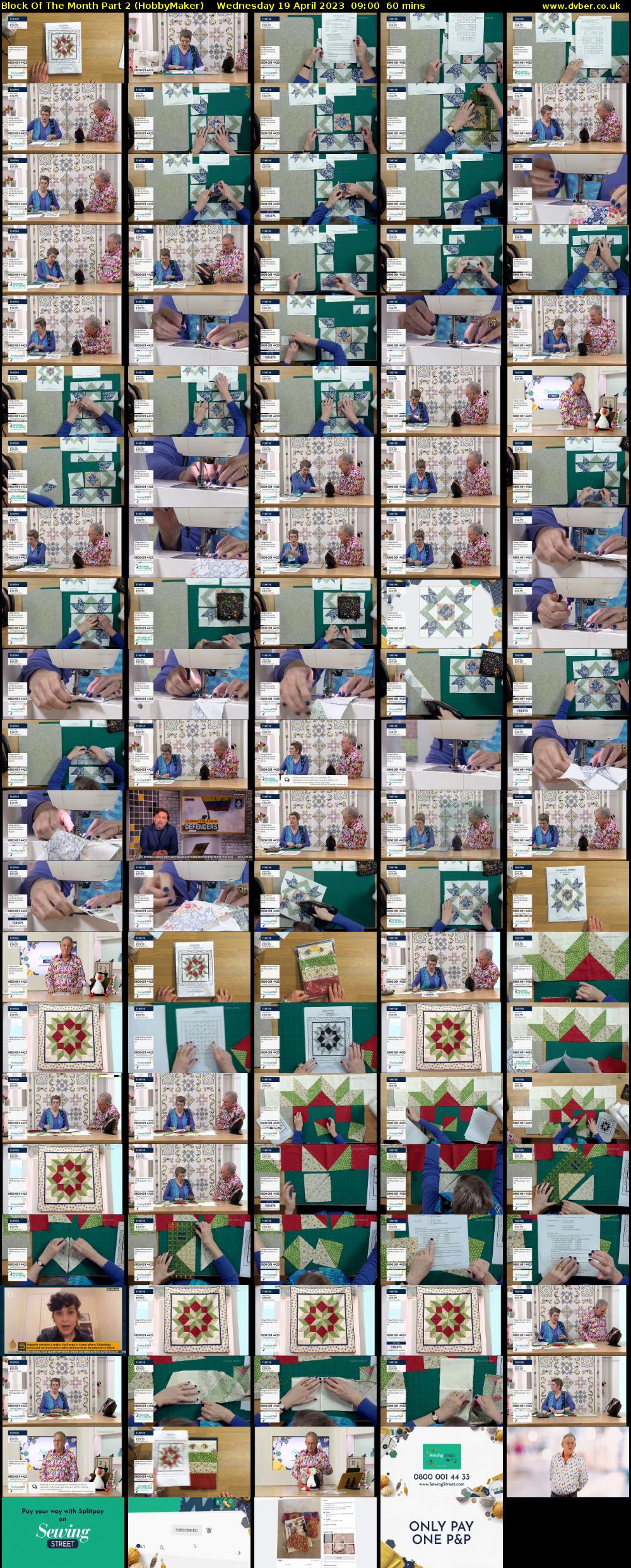 Block Of The Month Part 2 (HobbyMaker) Wednesday 19 April 2023 09:00 - 10:00