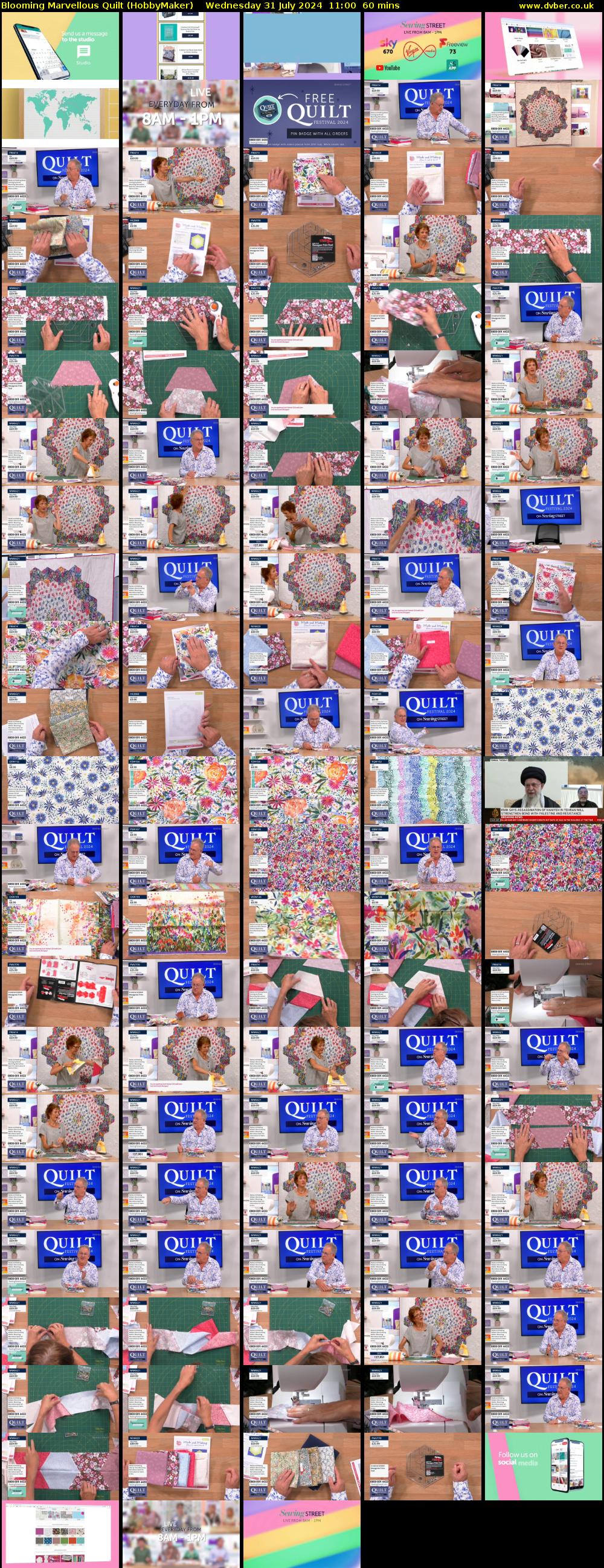 Blooming Marvellous Quilt (HobbyMaker) Wednesday 31 July 2024 11:00 - 12:00