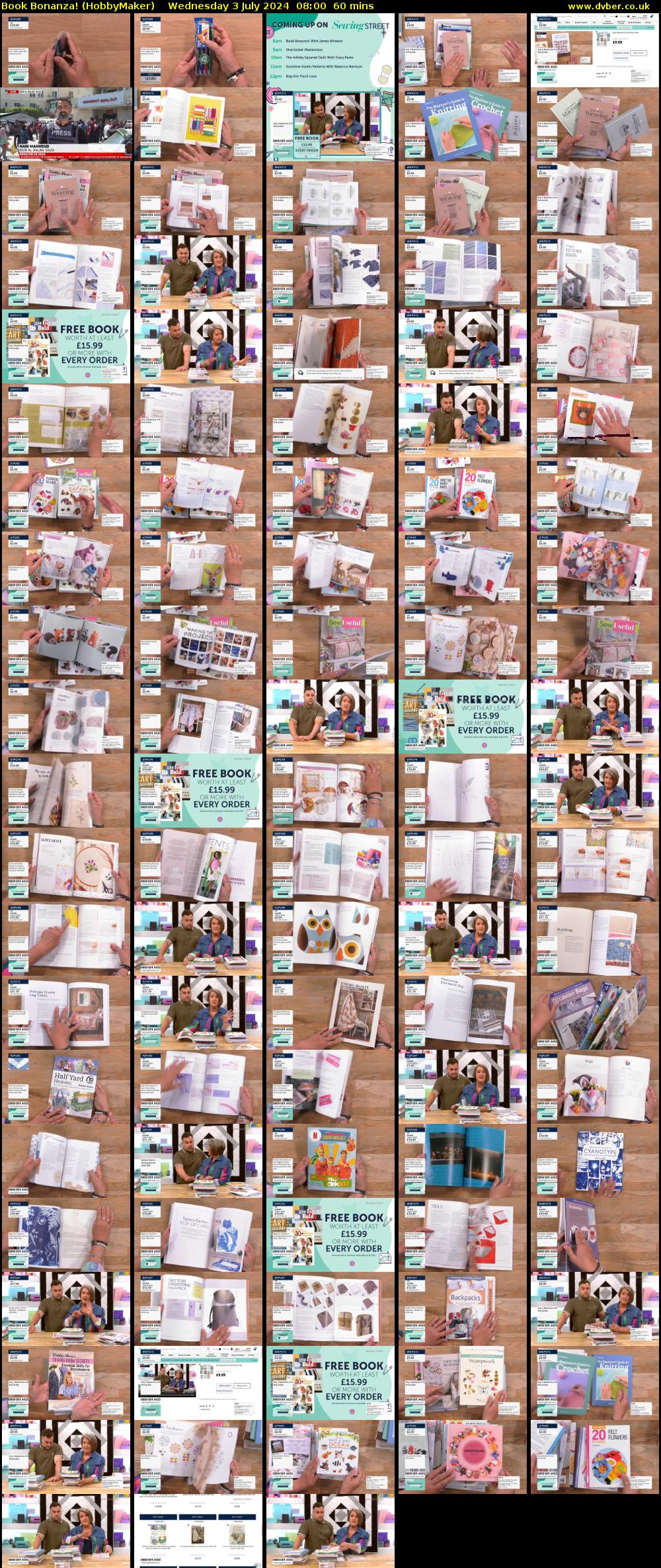 Book Bonanza! (HobbyMaker) Wednesday 3 July 2024 08:00 - 09:00