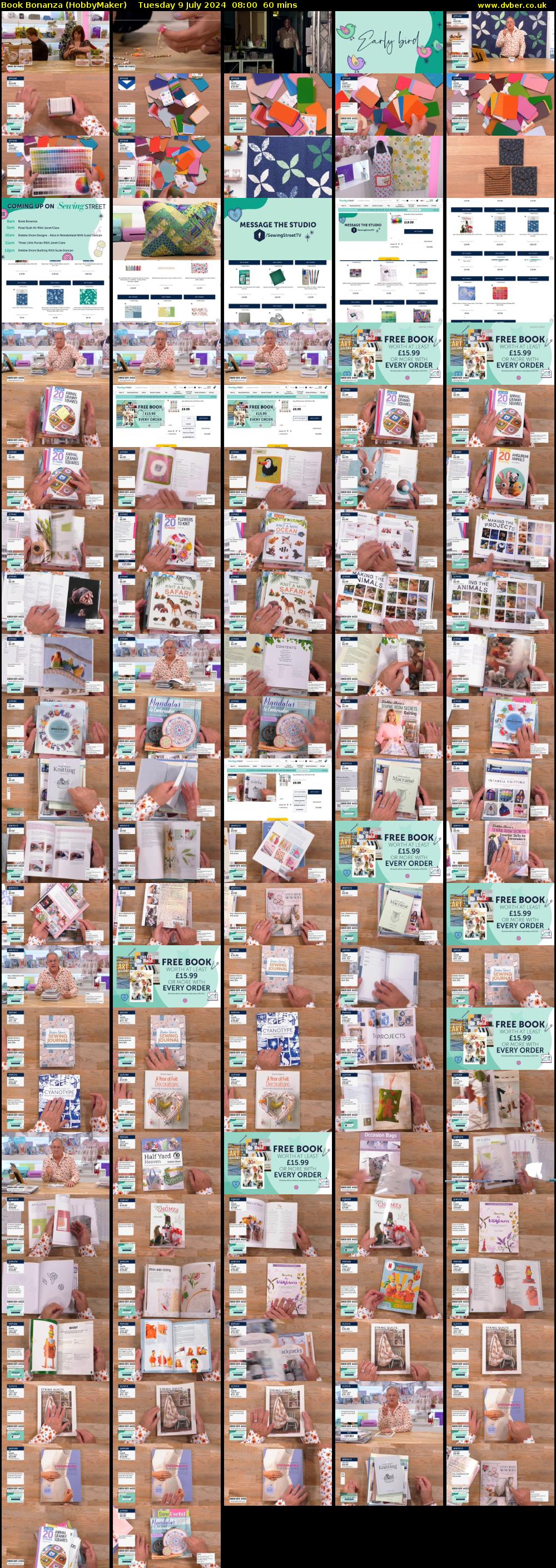 Book Bonanza (HobbyMaker) Tuesday 9 July 2024 08:00 - 09:00