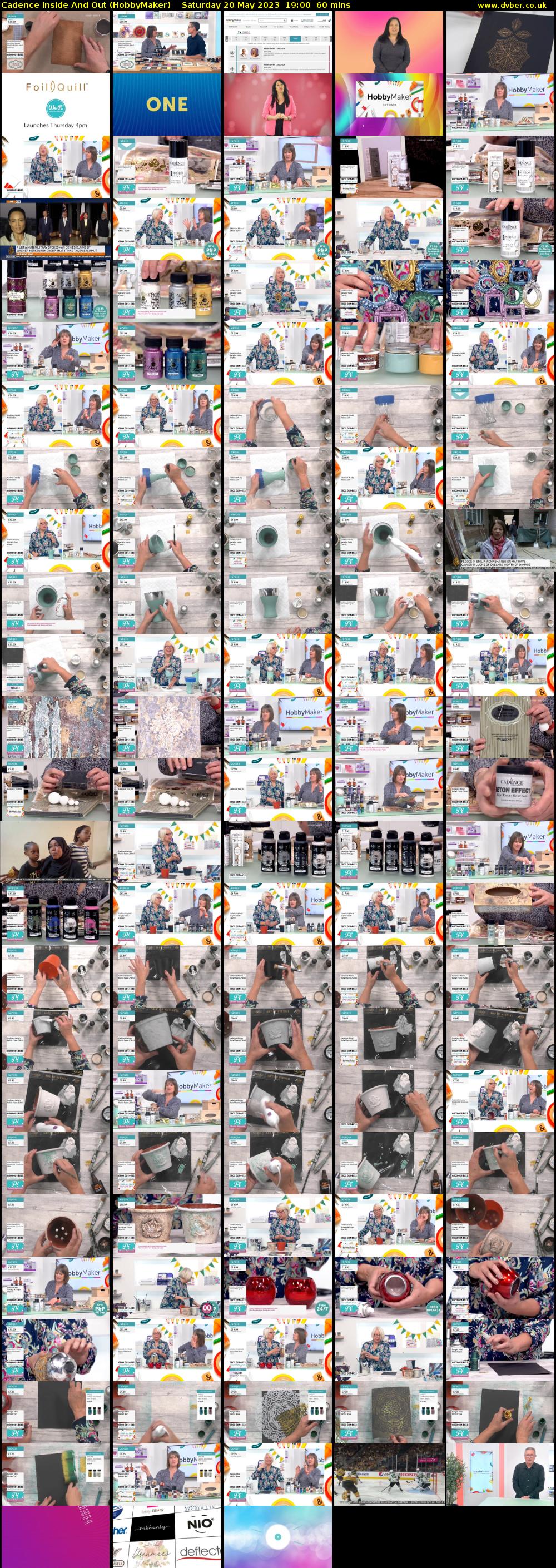 Cadence Inside And Out (HobbyMaker) Saturday 20 May 2023 19:00 - 20:00