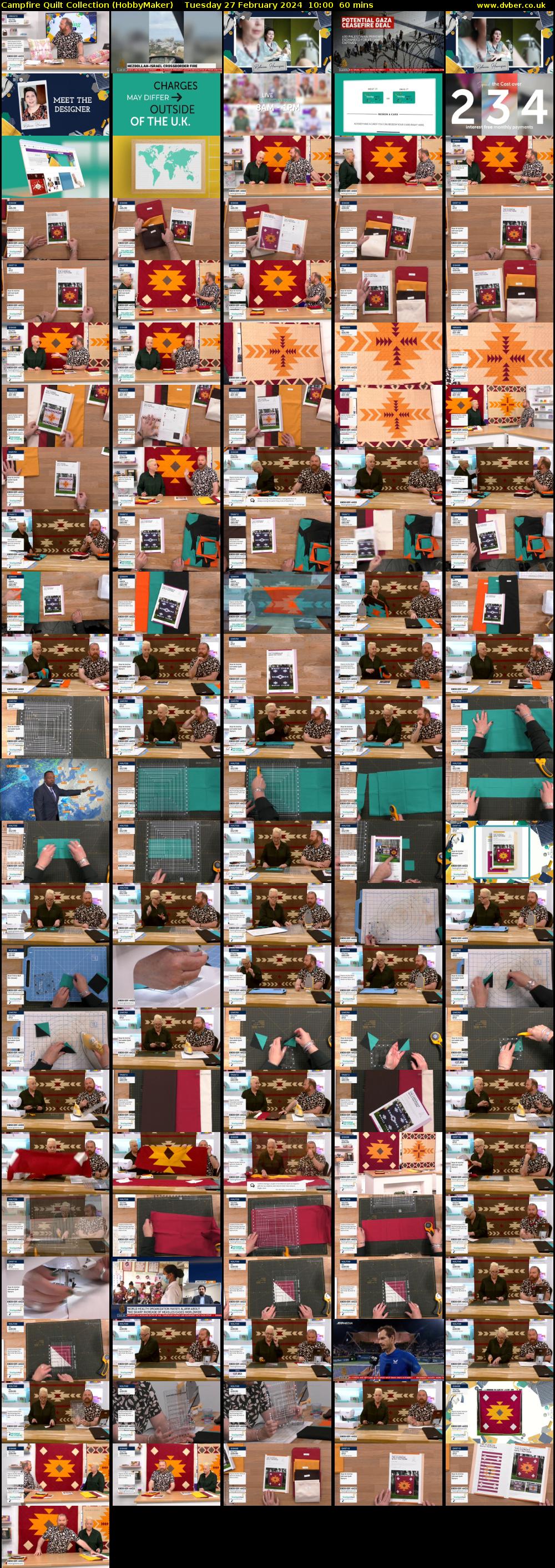 Campfire Quilt Collection (HobbyMaker) Tuesday 27 February 2024 10:00 - 11:00