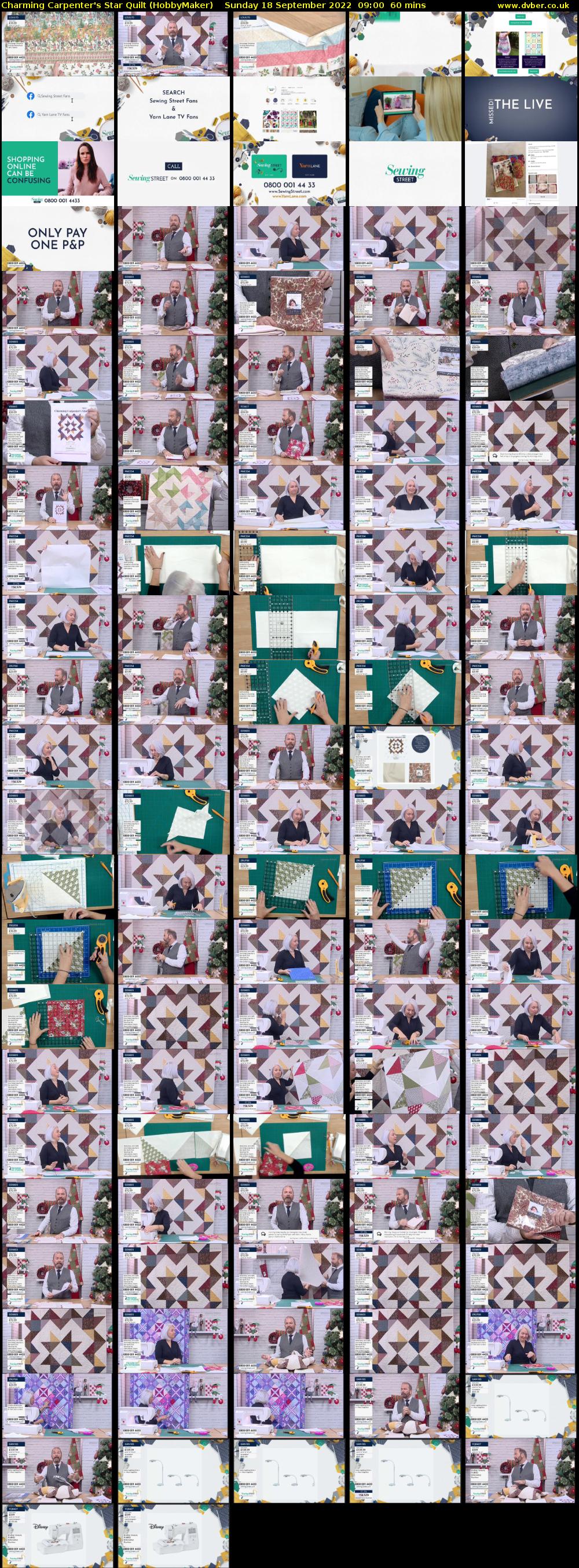 Charming Carpenter's Star Quilt (HobbyMaker) Sunday 18 September 2022 09:00 - 10:00