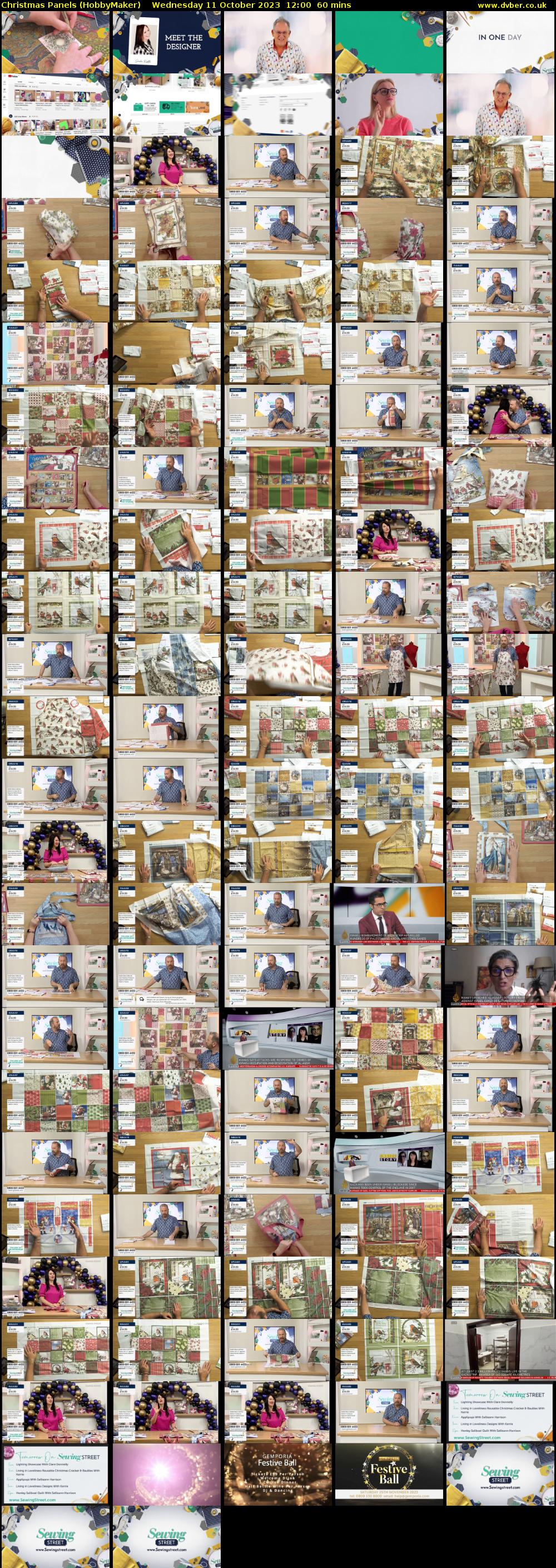 Christmas Panels (HobbyMaker) Wednesday 11 October 2023 12:00 - 13:00