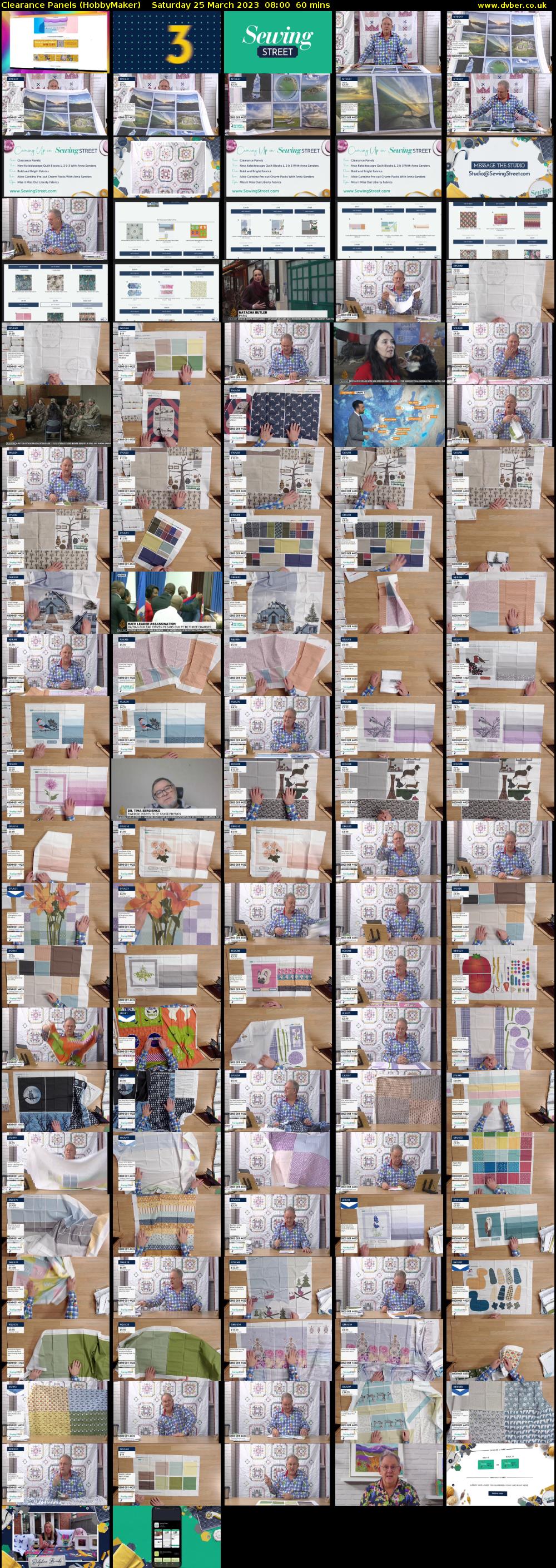 Clearance Panels (HobbyMaker) Saturday 25 March 2023 08:00 - 09:00
