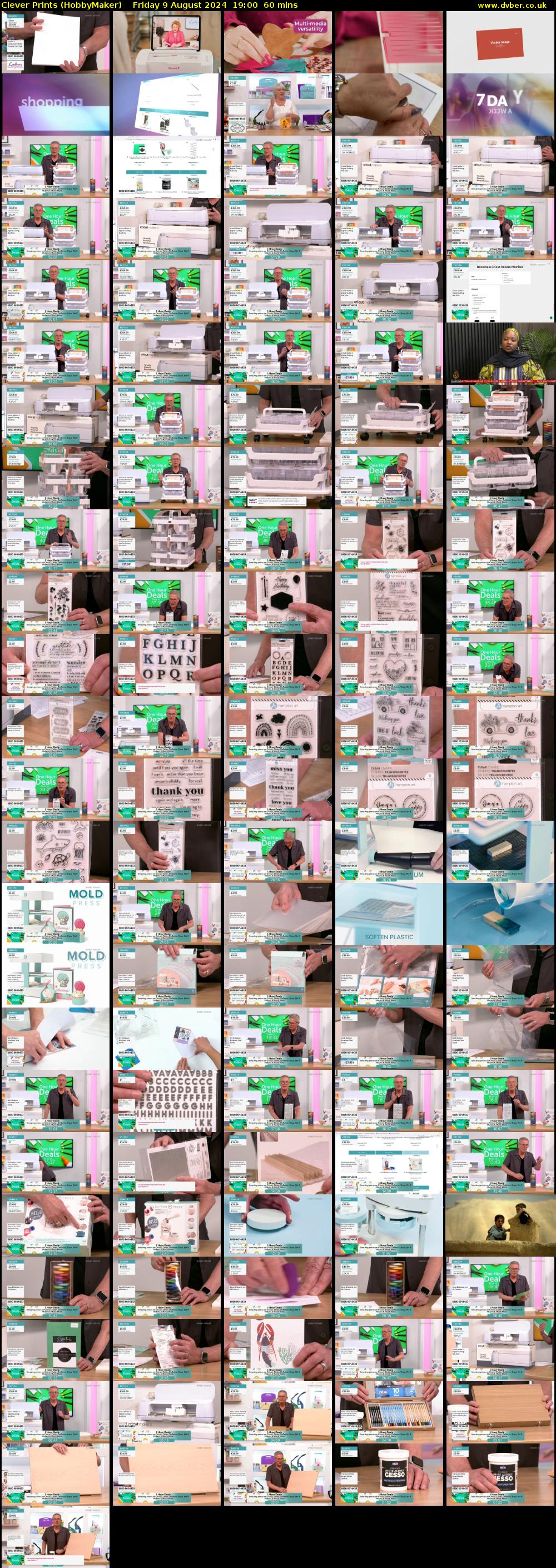 Clever Prints (HobbyMaker) Friday 9 August 2024 19:00 - 20:00
