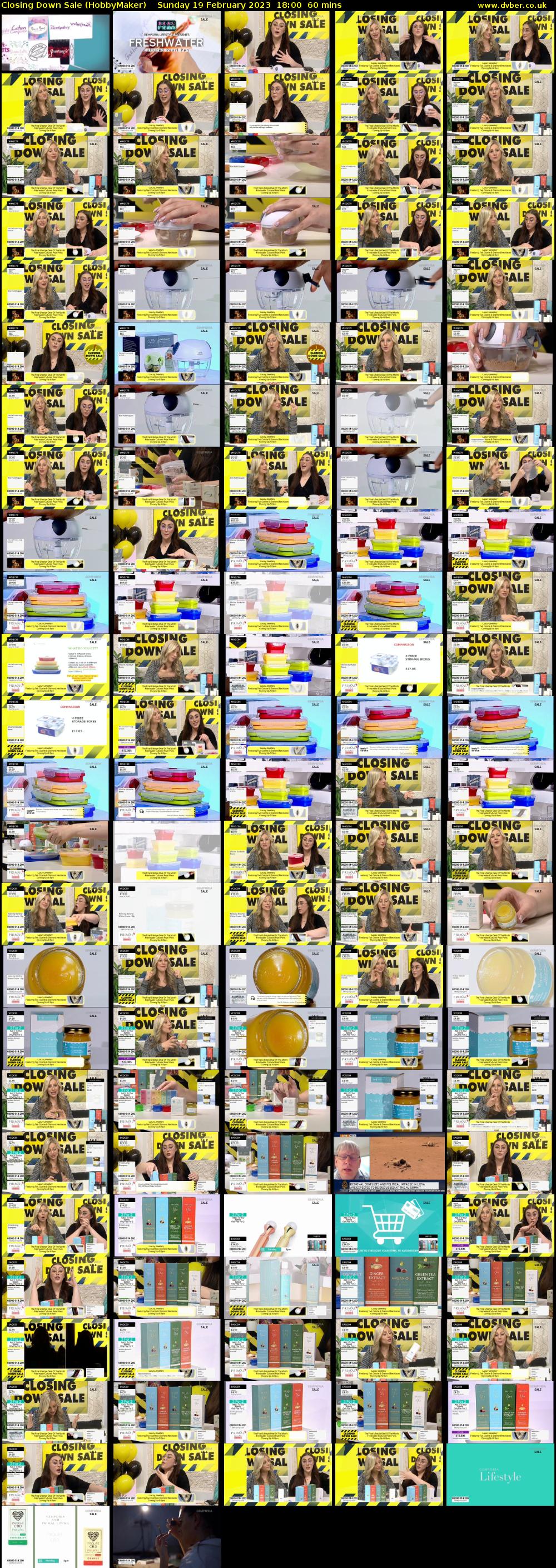 Closing Down Sale (HobbyMaker) Sunday 19 February 2023 18:00 - 19:00