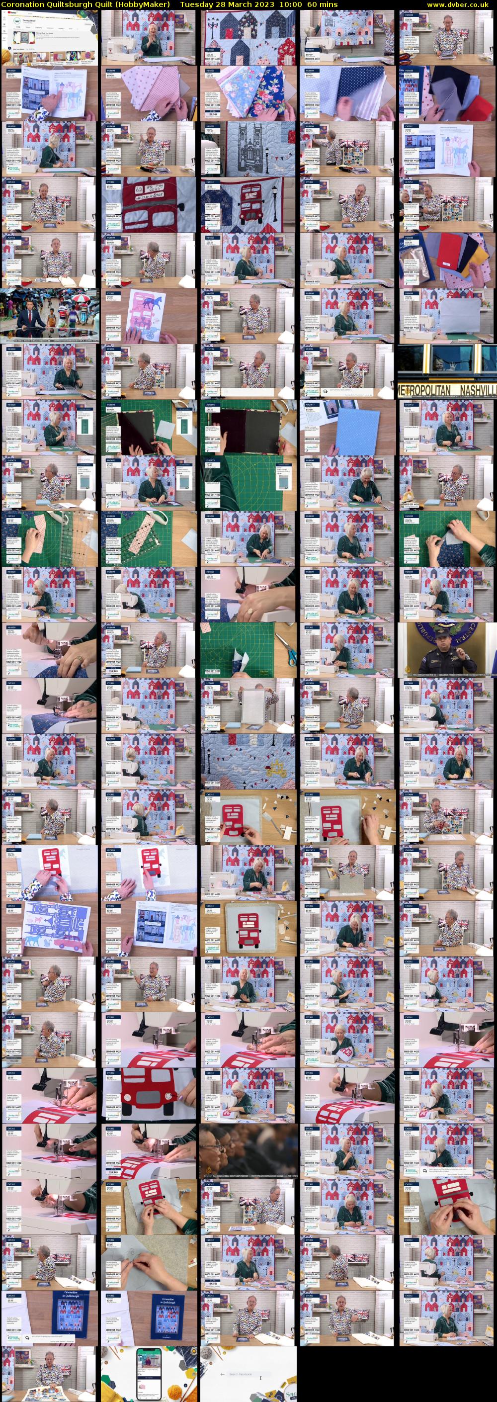 Coronation Quiltsburgh Quilt (HobbyMaker) Tuesday 28 March 2023 10:00 - 11:00