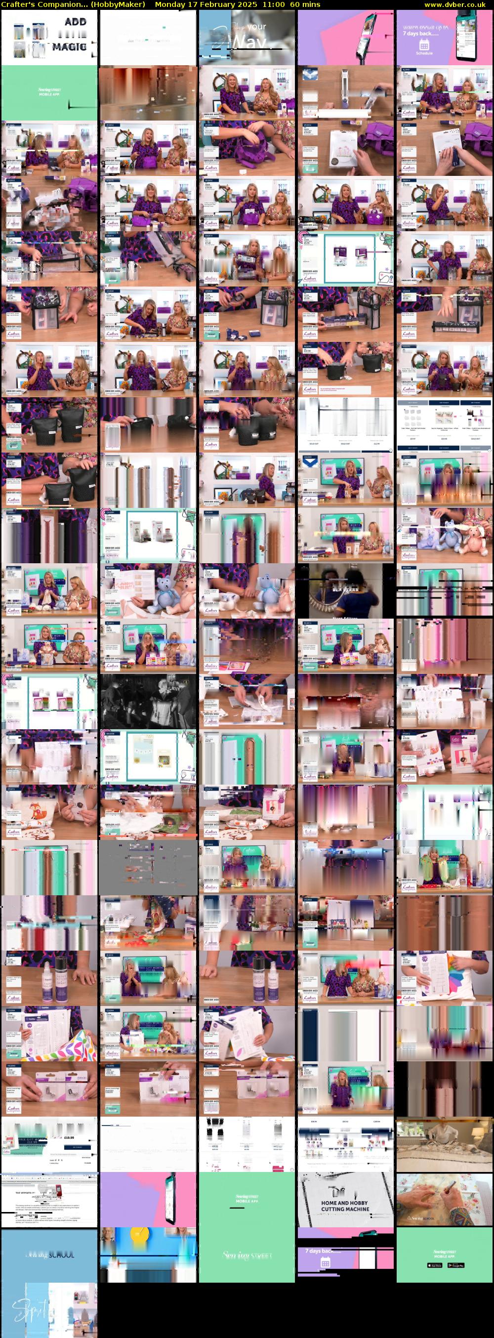 Crafter's Companion... (HobbyMaker) Monday 17 February 2025 11:00 - 12:00