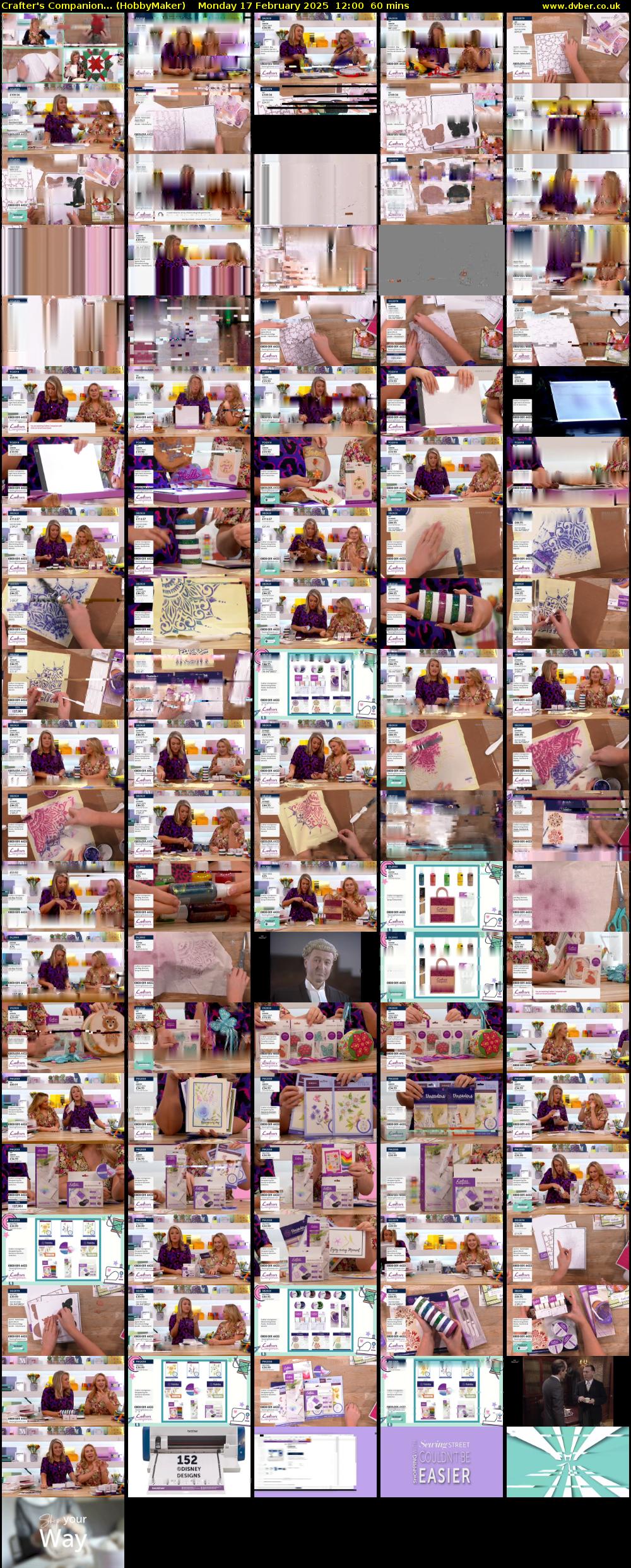 Crafter's Companion... (HobbyMaker) Monday 17 February 2025 12:00 - 13:00