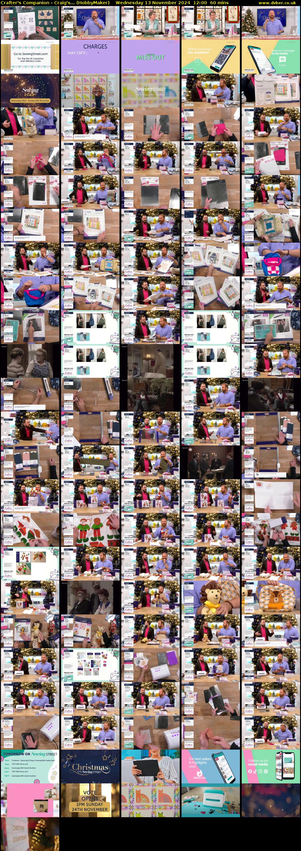 Crafter's Companion - Craig's... (HobbyMaker) Wednesday 13 November 2024 12:00 - 13:00