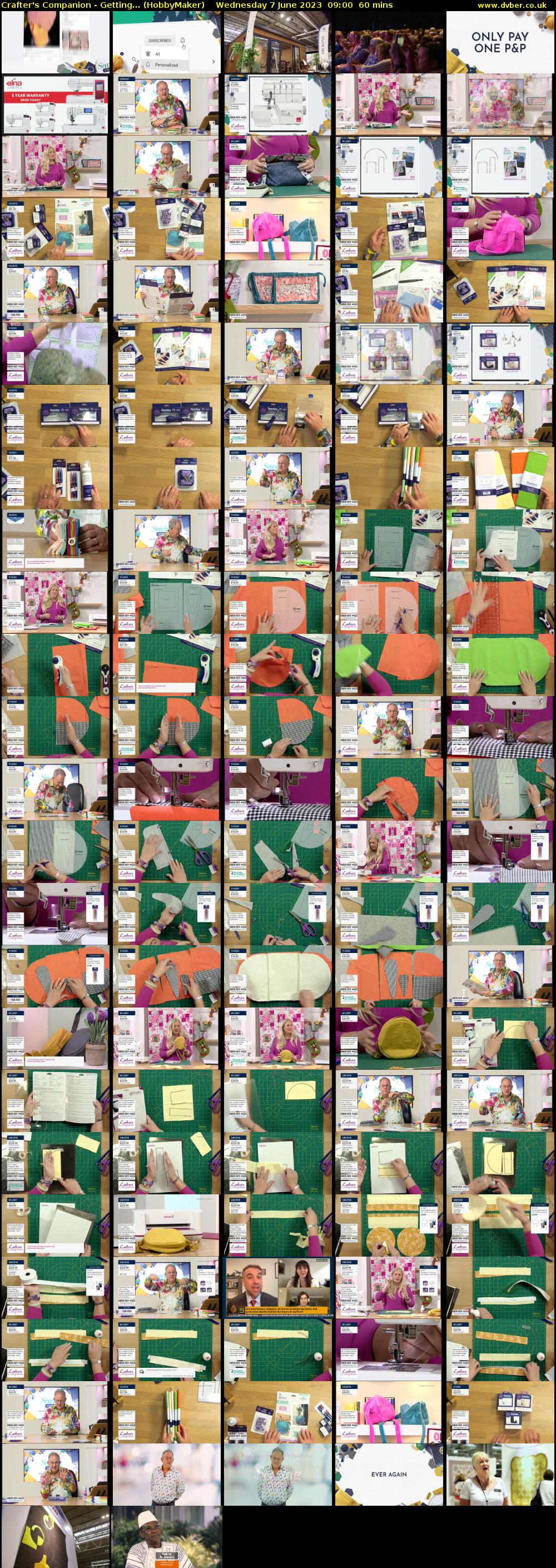 Crafter's Companion - Getting... (HobbyMaker) Wednesday 7 June 2023 09:00 - 10:00