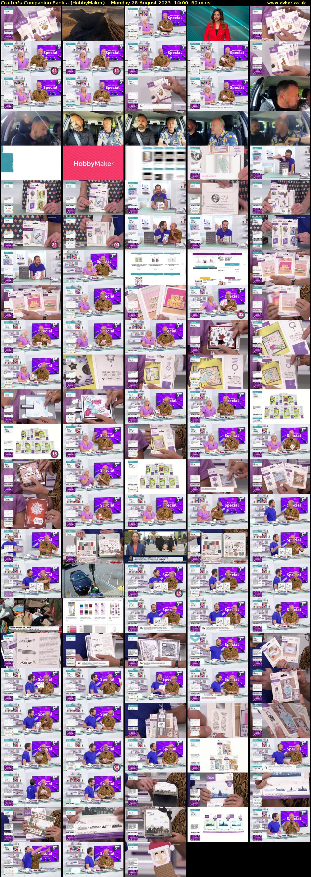 Crafter's Companion Bank... (HobbyMaker) Monday 28 August 2023 14:00 - 15:00