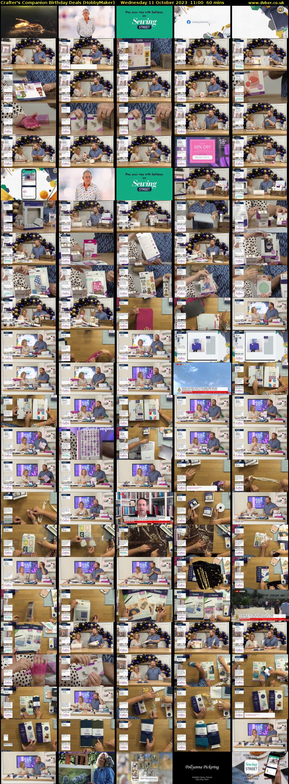 Crafter's Companion Birthday Deals (HobbyMaker) Wednesday 11 October 2023 11:00 - 12:00