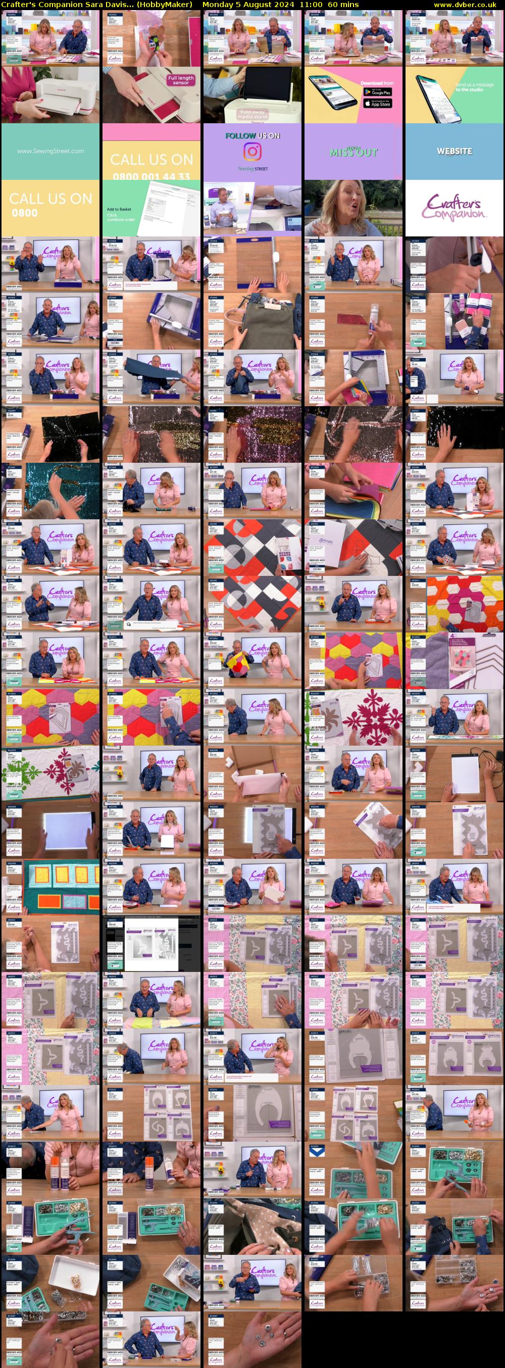 Crafter's Companion Sara Davis... (HobbyMaker) Monday 5 August 2024 11:00 - 12:00