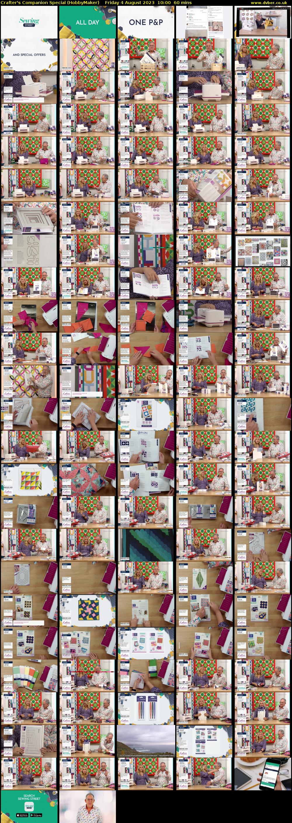 Crafter's Companion Special (HobbyMaker) Friday 4 August 2023 10:00 - 11:00