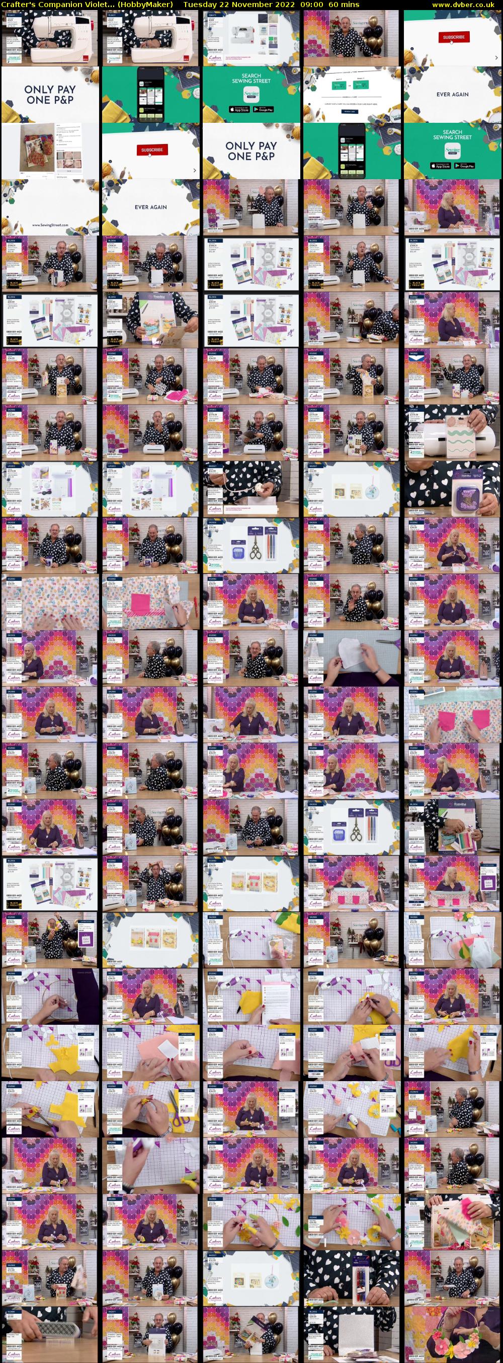 Crafter's Companion Violet... (HobbyMaker) Tuesday 22 November 2022 09:00 - 10:00