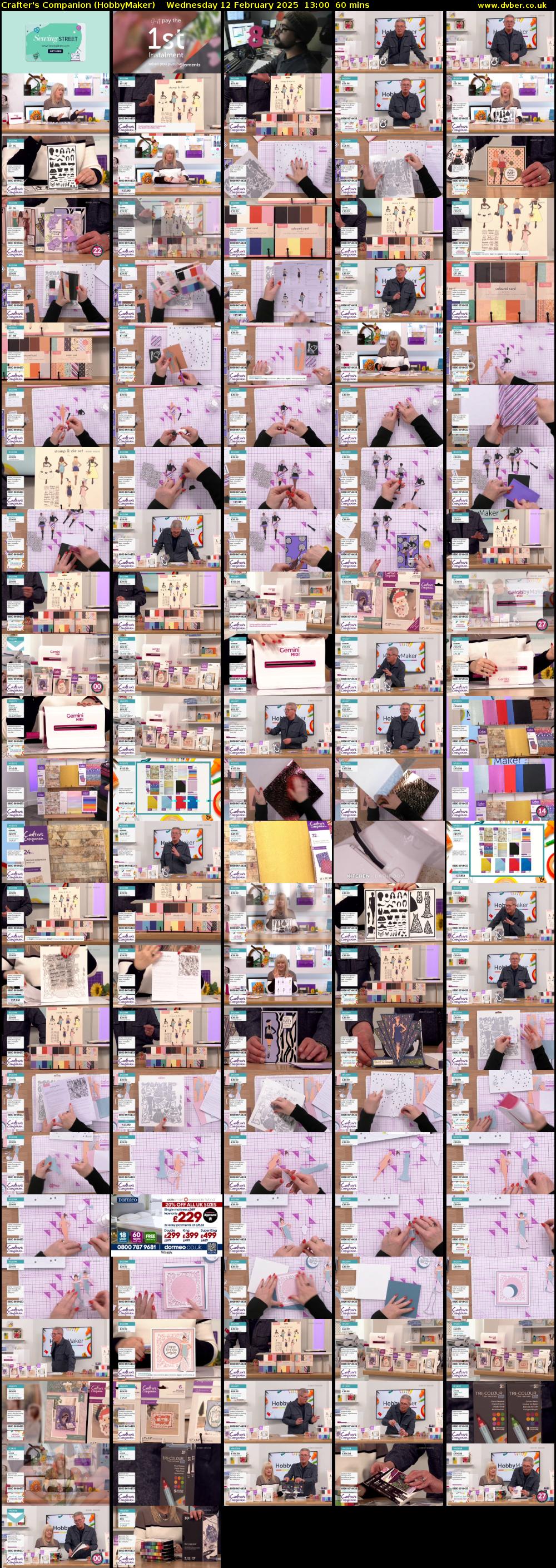 Crafter's Companion (HobbyMaker) Wednesday 12 February 2025 13:00 - 14:00