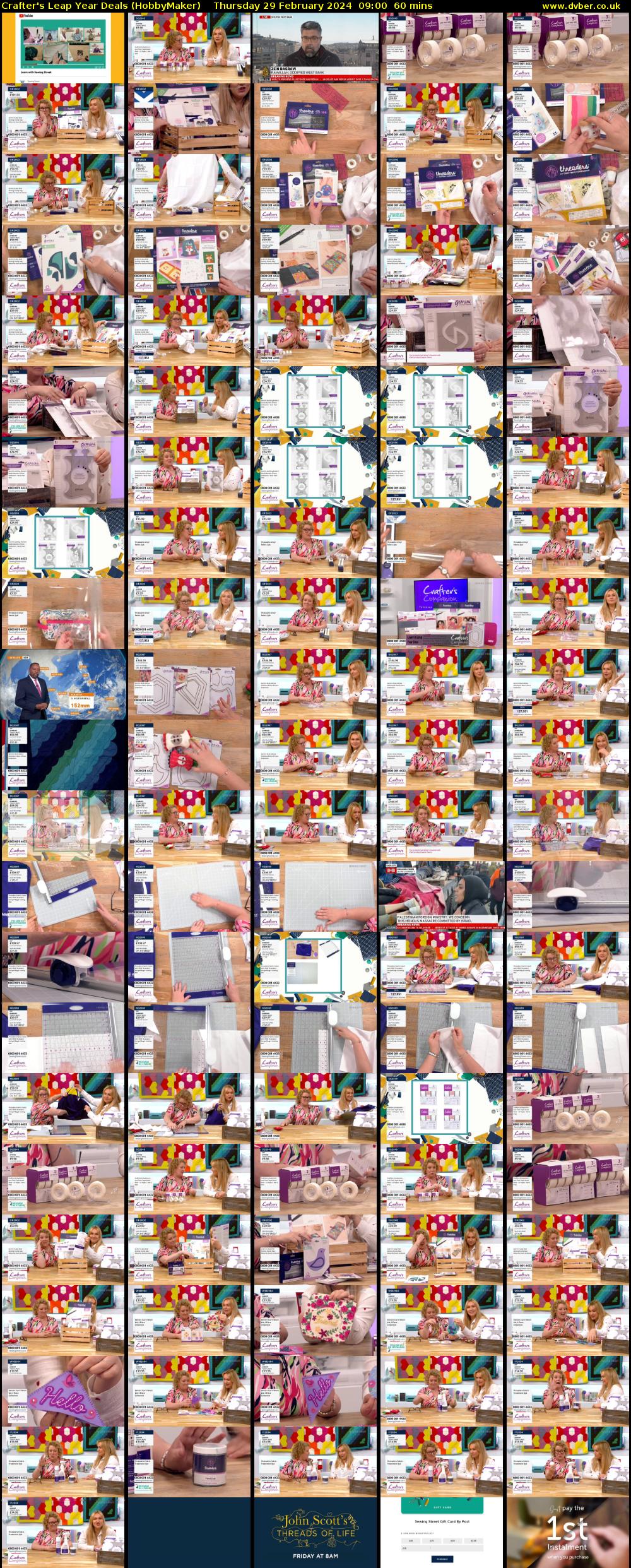 Crafter's Leap Year Deals (HobbyMaker) Thursday 29 February 2024 09:00 - 10:00
