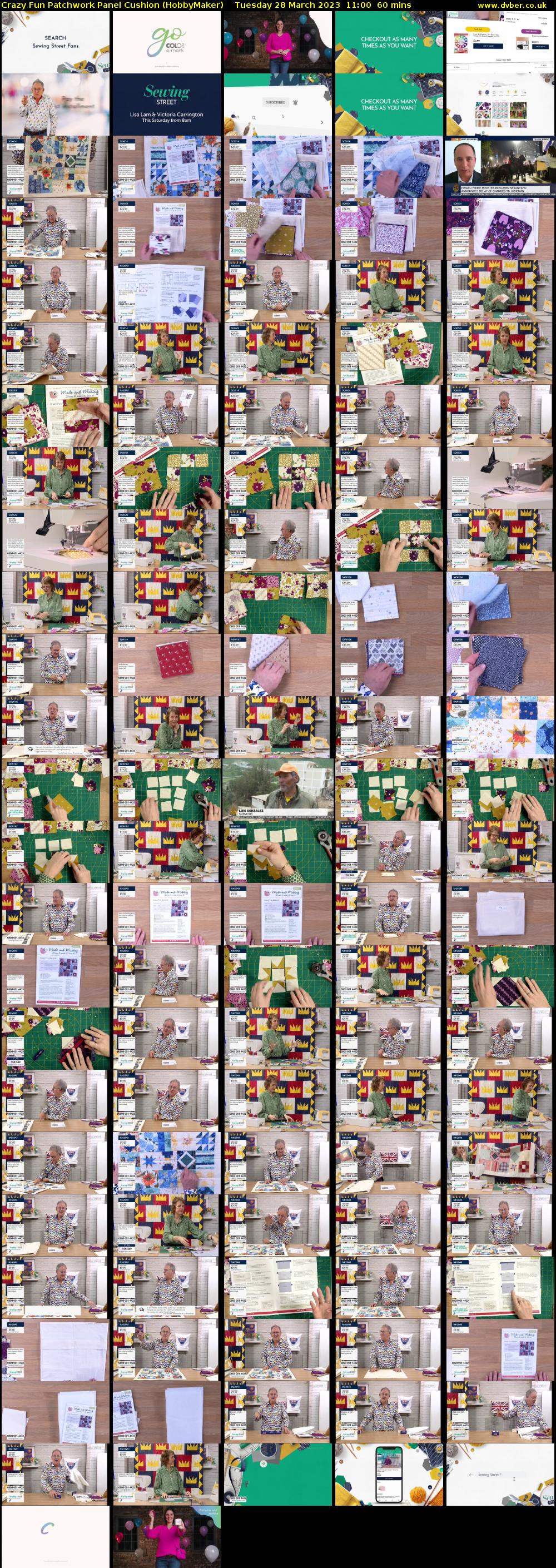 Crazy Fun Patchwork Panel Cushion (HobbyMaker) Tuesday 28 March 2023 11:00 - 12:00