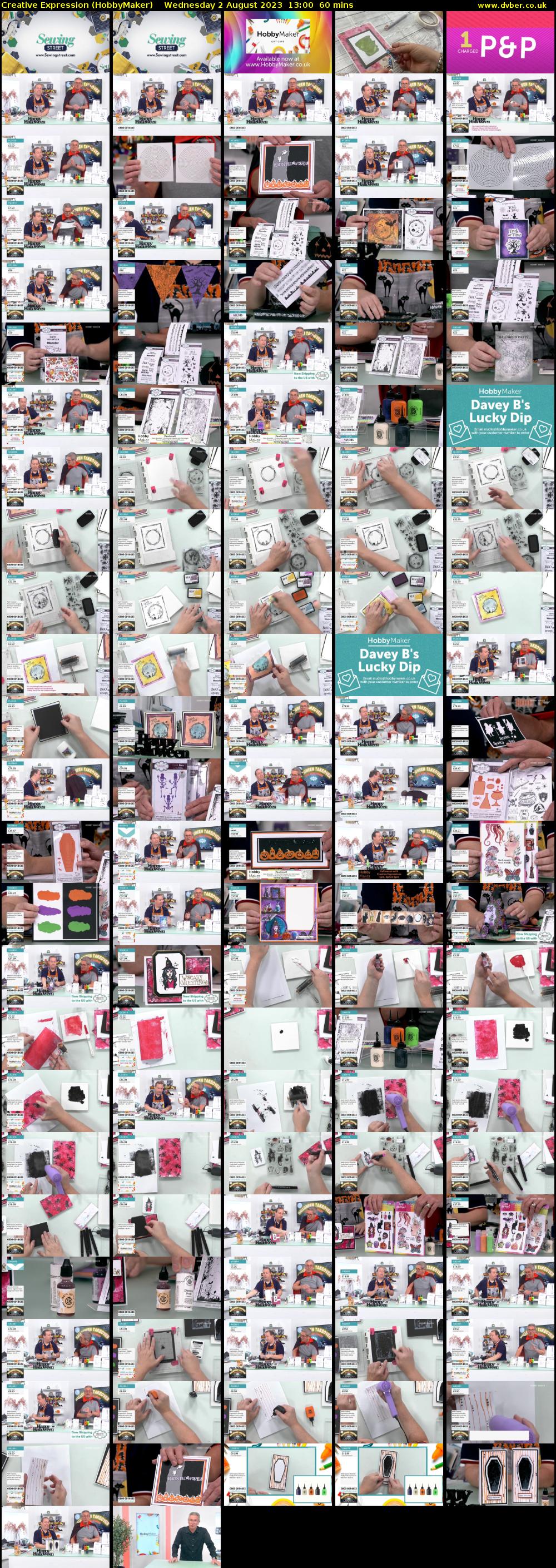 Creative Expression (HobbyMaker) Wednesday 2 August 2023 13:00 - 14:00