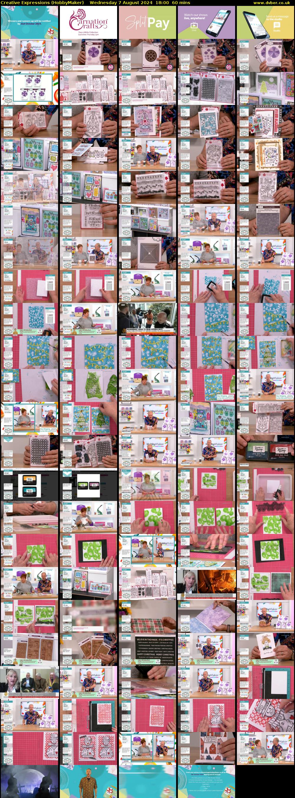 Creative Expressions (HobbyMaker) Wednesday 7 August 2024 18:00 - 19:00