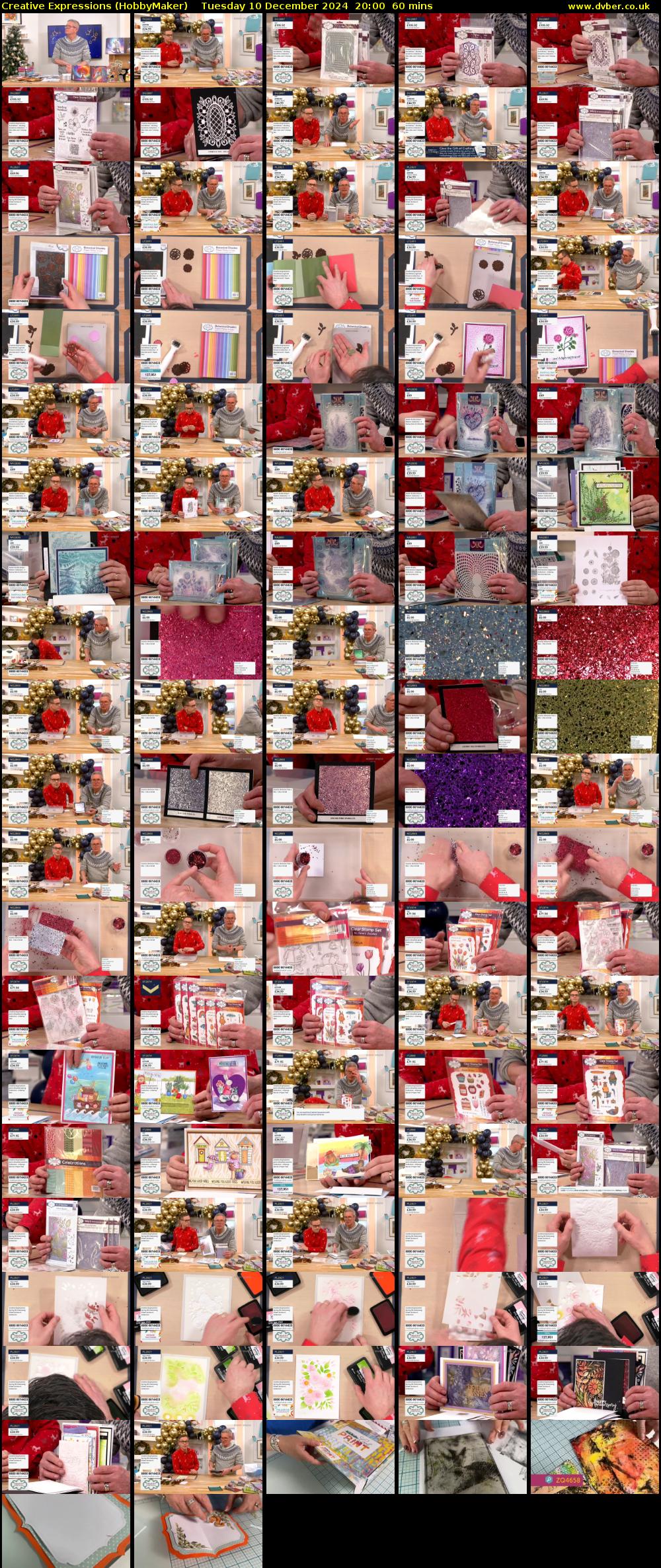 Creative Expressions (HobbyMaker) Tuesday 10 December 2024 20:00 - 21:00