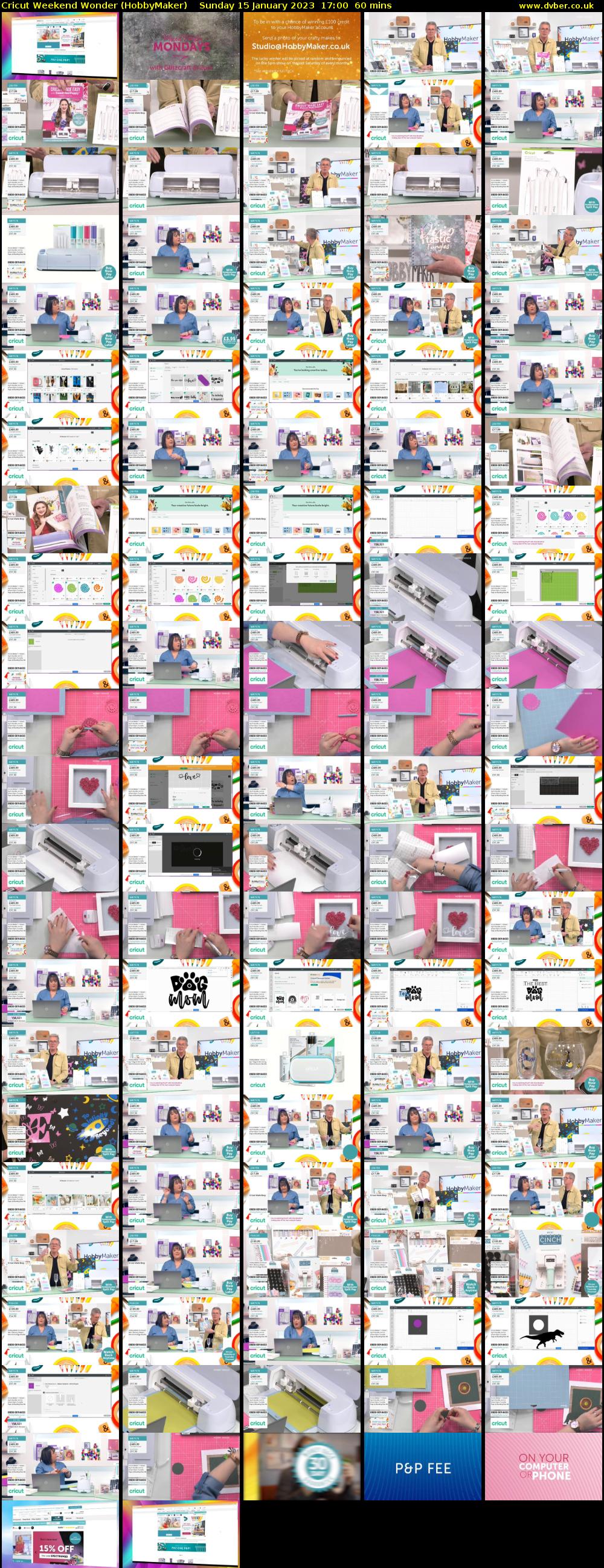 Cricut Weekend Wonder (HobbyMaker) Sunday 15 January 2023 17:00 - 18:00